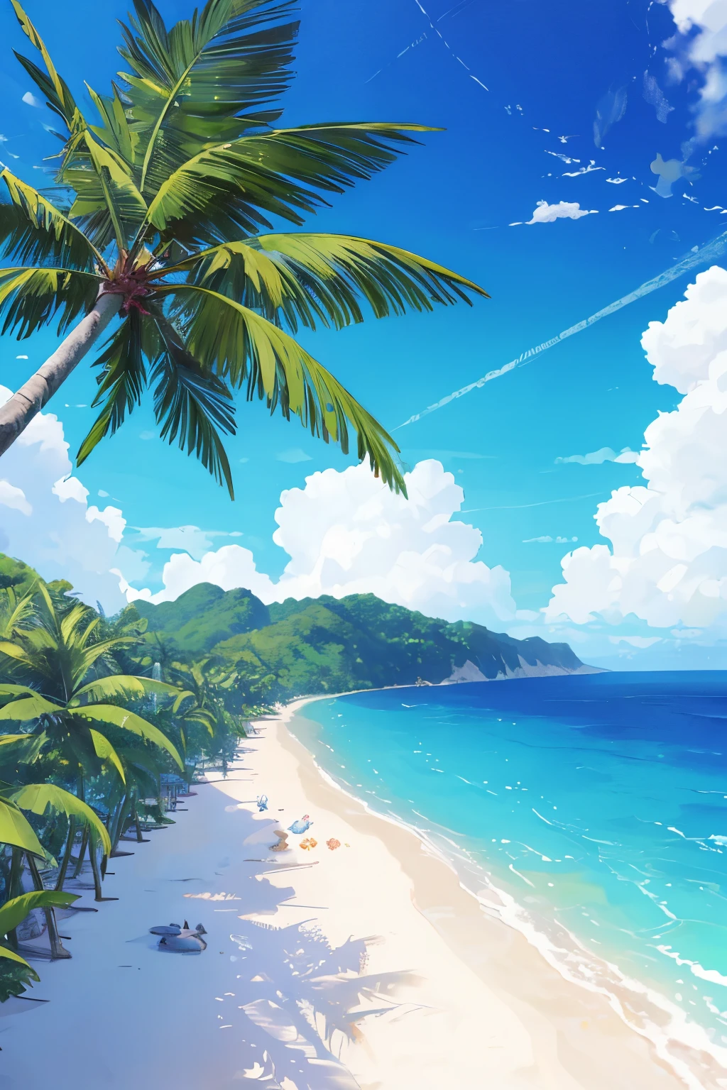 highest quality、Tropical landscapes、Blue sky、Clean sea、