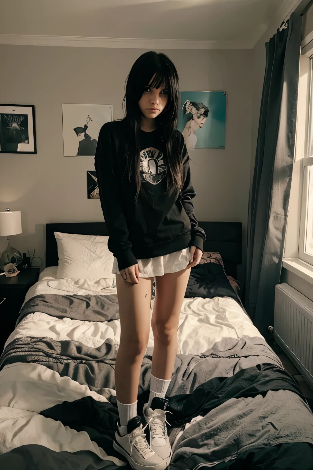teen, emo, bedroom