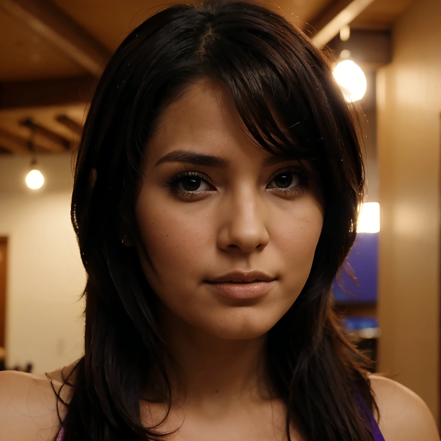 1 chica, mujer madura, obra maestra, mistress, Diosa,cabello corto ,((Cabello puple)),anteojos