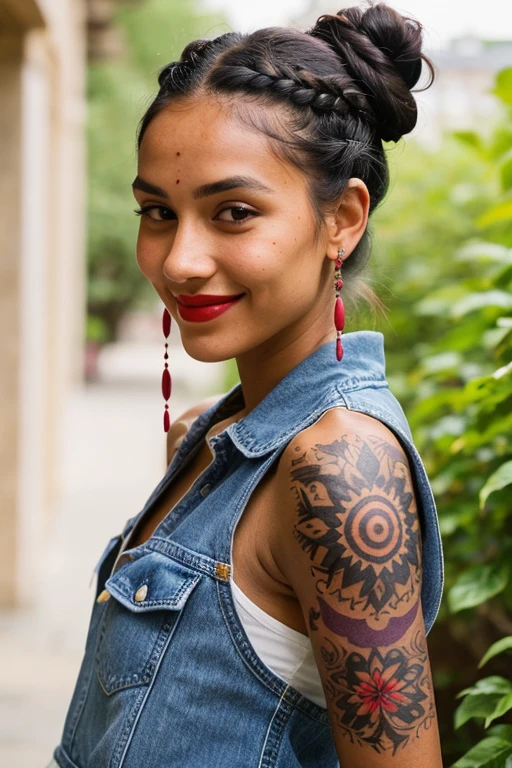 Tatuaje que diga Tatiana pero con un rayo