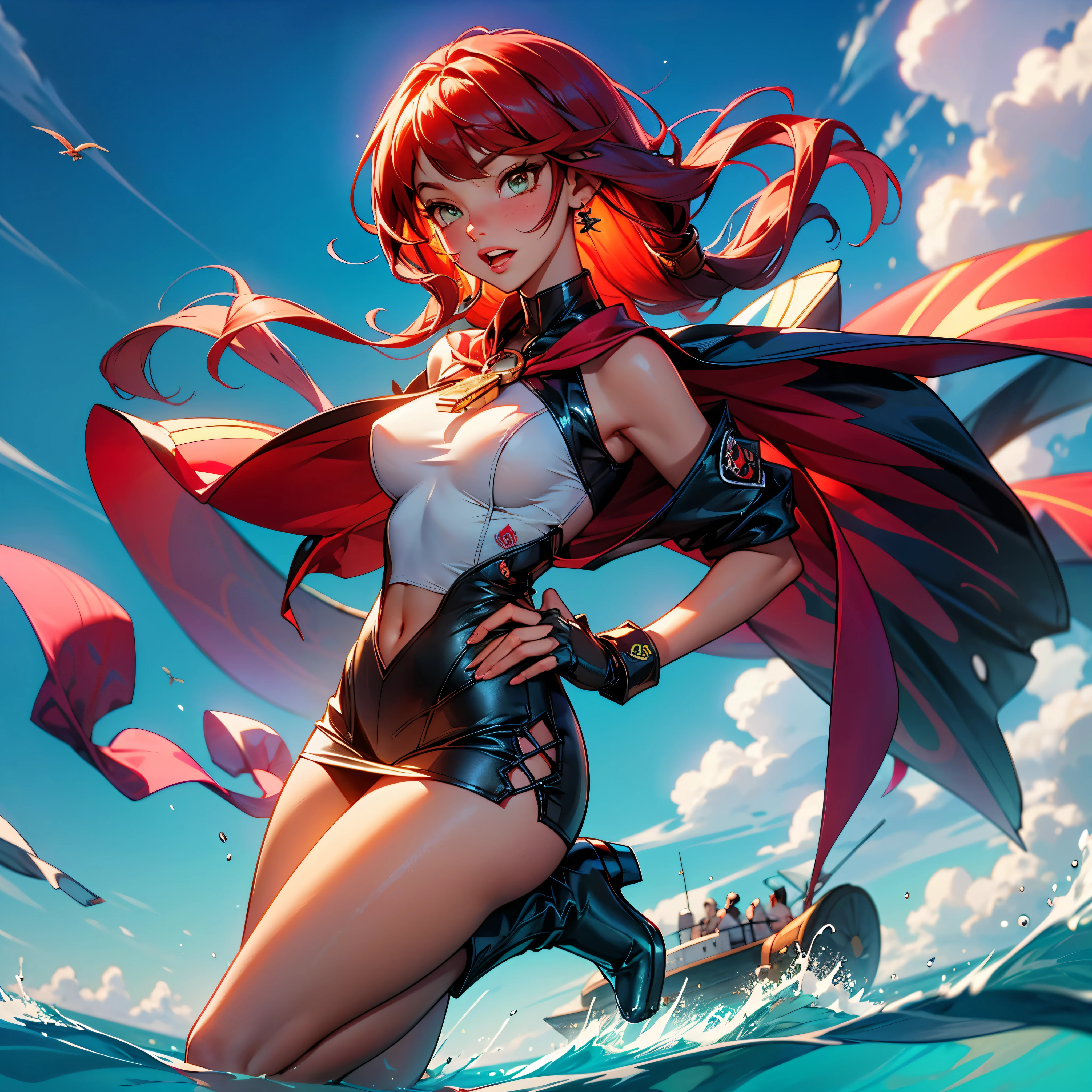 hyper époustouflante nébuleuse épique teintes vibrantes éthérées étincelles interstellaires curiosité naissance évolution étoiles Soleil spacieux SunShine coucher de soleil panoramique ultra lever du soleil Lumière du soleil cinématographique UnrealEngine5 Ultra Masterpiece Beach chemin profond Equirectangulaire_360 Reine montée_Surfconseil mounted_vague_torus oasis Voile_surfconseiling vague_fluent Ocean vagues Sea storm Goddess beholder sundrop "Chutes Niagara" contre-jours paddle_conseil "Heavy métal" Sprite dévastateur de lutin iota de feu follet "Luis Royo" Balade éblouissante_surfant_vague_on-surfconseil Cosplay riders_flow Admiral Pilots veste cowboy drapeau Earth tsunami ultra_ultra haute définition_photo-réaliste optimal ultra_OpenGL-Shaders Ultra de haute qualité_haute précision et précision reflex ultra_éclairage volumétrique perfection haute résolution Octane amélioré_rendues UHD XT3 DSLR HDR 3dcg analogiques extatiques symmetrical ((Diva athlétique corps africain peau bronzée dreads frange suaves pommettes effets embarrassés glushes saphirs foncés magnifiques ultra saturés (des yeux épiques et brillants, des yeux épiques et brillants) pupilles noires iris marron lazulis turquoises bouche ouverte dents sourires évidents étranglement veste flottante cape excentrique chemise épaules dénudées en dentelle clavicules papillotes blanches brodées révèlent des micro cuirs seins satin livide jaune orange corsait jupes en feutre épais poils assortis spinelles amples balancent nombril ceinture révélatrice coeur cadenas argent agate pubis écarlate pubis-poils indigo saillies soie Snap-lock étain or jarretières cuisses jambes bottes)) 🎈🍦🍹❤🔆🕡(😘👩🎀👗⚜👒🥿👡🩲💅)🎪🎢🎡🎠 gothique onyx rubis invocation asclépiade floraison invoque vice-roi magie incandescente créature CGSCOSITY papillon Cristallines ailes de monarque flash coup lueur opale droit chrome bandes de lave plates tenues de population armure lourde Tourmaline glyphe plasma "Chutes Niagara" Voile_miroir en verre de foyer de navire monstre Fire Blast Flame luminescence diplômé rétro-éclairage Chef-D' tatouage Bruce_Weber sexe fille nue nsfw varié multi etc. --v 6 --s 1000 --c 20 --q 20 --chaos 100