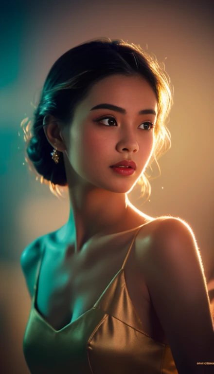 ((masterpiece)), ((best quality)), ((detailed)), (4K), Striking, Immersive, Woman, Thai, Siamese, Thailand national, Abstract, Non-objective, Non-representational, Ethereal lighting, Transcendent atmosphere, Otherworldly illumination, Dreamlike light, F/2.8, Fast lens, Zoom lens