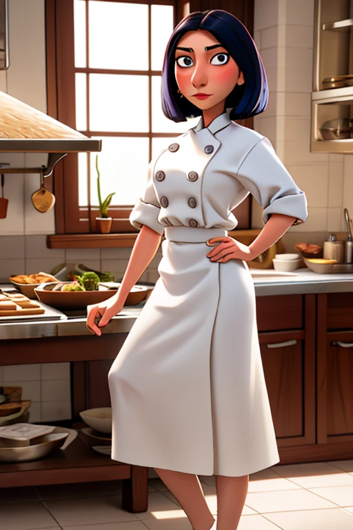 colettetatou , woman ,  chef uniform,