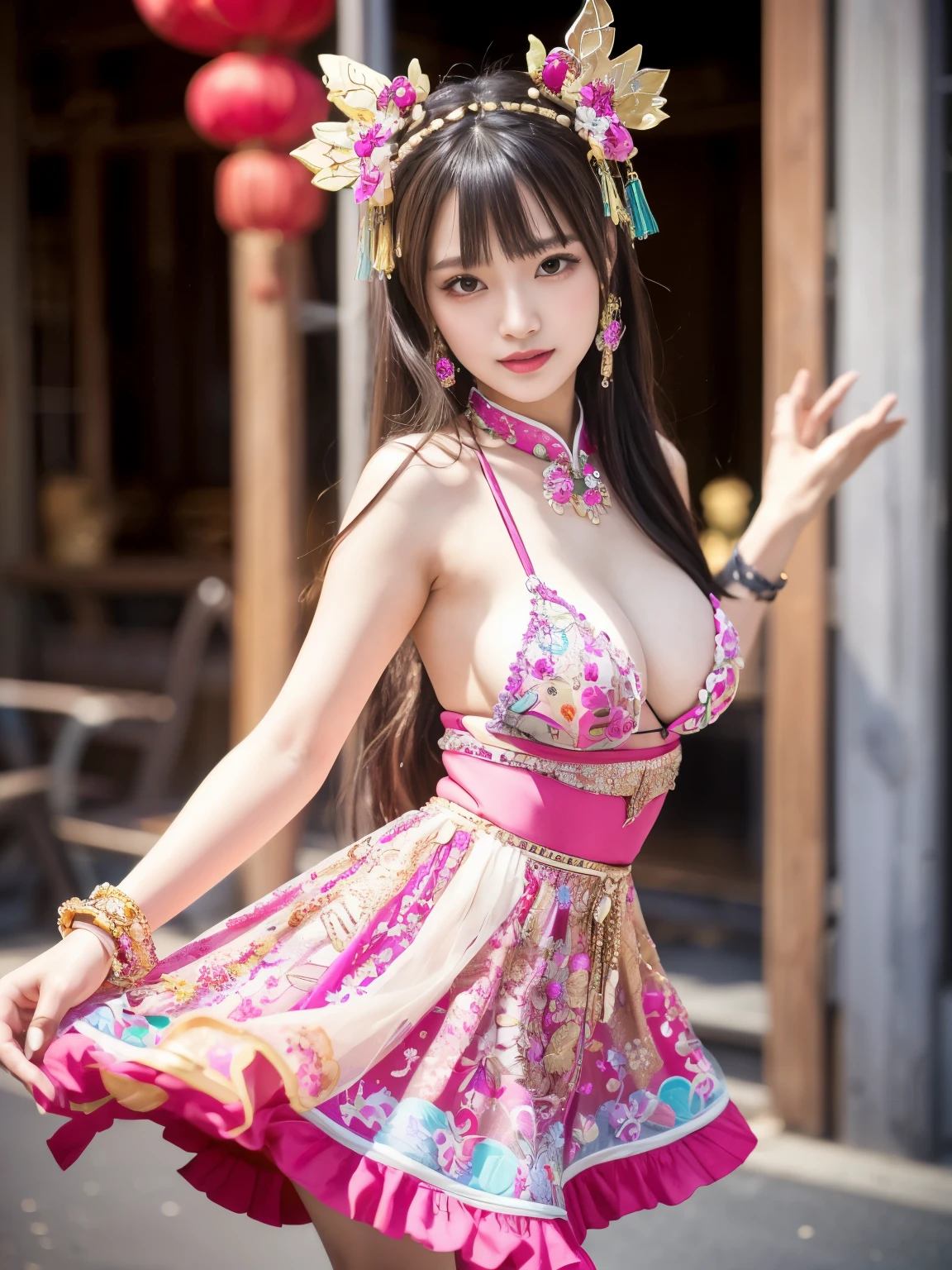bokeh, masterpiece, analog photo, beautiful high school girl, Light brown long hair, Light brown beautiful eyes, Blushed face, (Japanese idol:1.5), Plump breast, colorful, vibrant, chic, flowing, posing, enchanting, adorned, charming, feminine, coordinating, accessorized, cute, playful, frilly, twirling, captivating, alluring, stylish, bedazzled, dancing, embellished, charming, Chinese-inspired dresses, posing, intricate, glamorous, radiant, stunning, coordinated, adorable, pastel-colored, bikinis, tropical, glamorous, coordinating, chic, vibrant, accessorized, charming, Chinese-inspired dresses, posing, enchanting, adorned, stunning, coordinated, beachy, vibrant, playful, frilly, twirling, captivating, charming, Chinese-inspired dresses, posing, enchanting, adorned, dancing, glamorous, coordinating, chic, flowing, accessorized, vibrant, captivating, Chinese-inspired dresses, posing, enchanting, adorned, charming, feminine, dancing, glamorous, coordinating, chic, flowing, accessorized, cute, vibrant-colored, frilly, twirling, enchanting, adorned, charming, Chinese-inspired dresses, posing, captivating, alluring, stylish, bedazzled, dancing, embellished, glamorous, radiant, stunning, coordinated, adorable, vibrant, playful, frilly, twirling, enchanting, adorned, charming, Chinese-inspired dresses, posing, enchanting, adorned, dancing, glamorous, coordinating, chic, flowing, accessorized, vibrant, captivating, alluring, stylish, bedazzled, charming, Chinese-inspired dresses, posing, enchanting, adorned, stunning, coordinated, beachy, vibrant, playful, frilly, twirling, captivating, charming, Chinese-inspired dresses, posing, enchanting, adorned, dancing, glamorous, coordinating, chic, flowing, accessorized, vibrant, captivating, Chinese-inspired dresses, posing, enchanting, adorned, stunning, coordinated, adorable, pastel-colored, bikinis, tropical, glamorous, coordinating, chic, vibrant, accessorized, charming, Chinese-inspired dresses, posing, enchanting, adorned, 