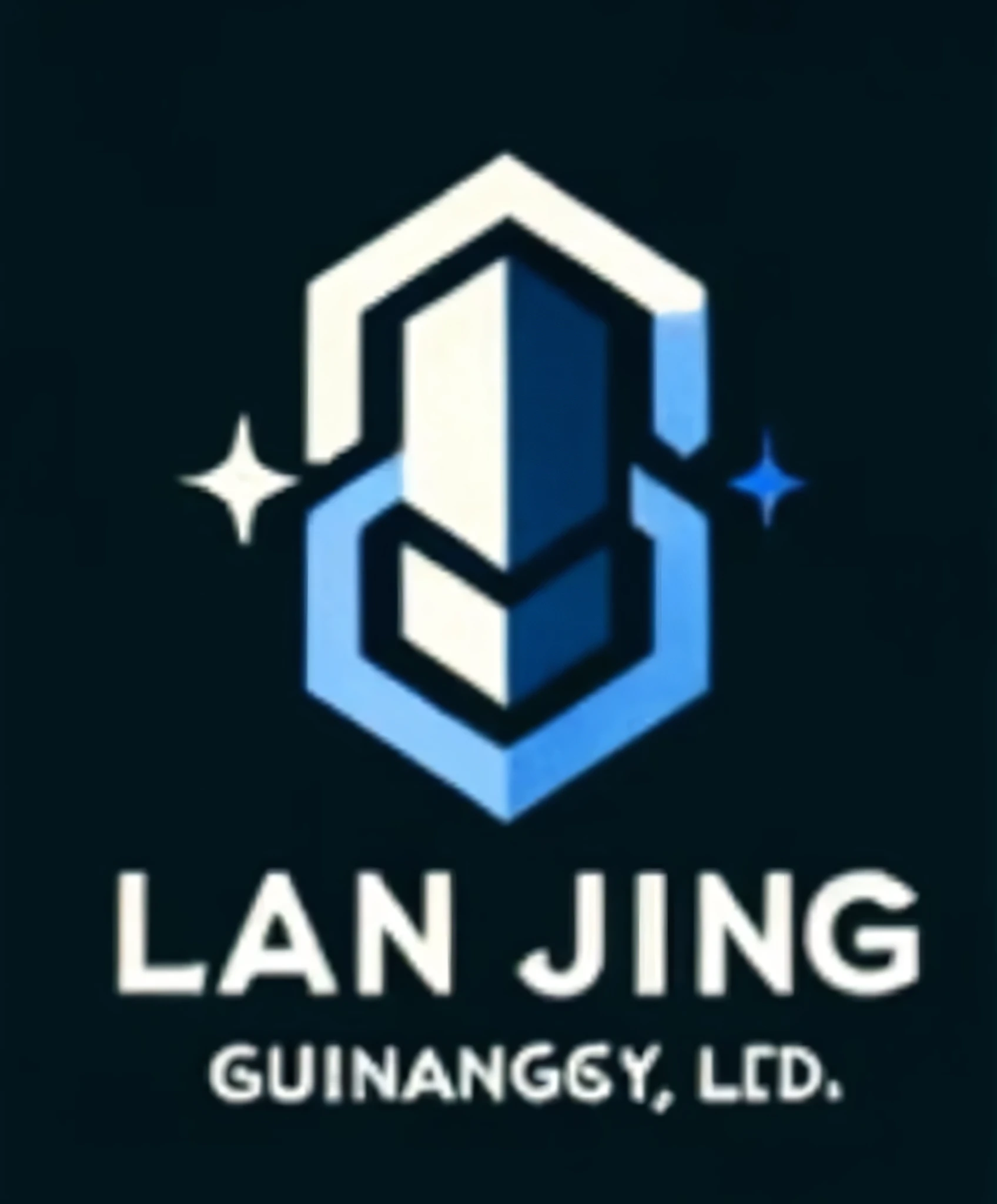 Make some changes to the company logo，Higher end，Company Name：Blue crystal optical technology