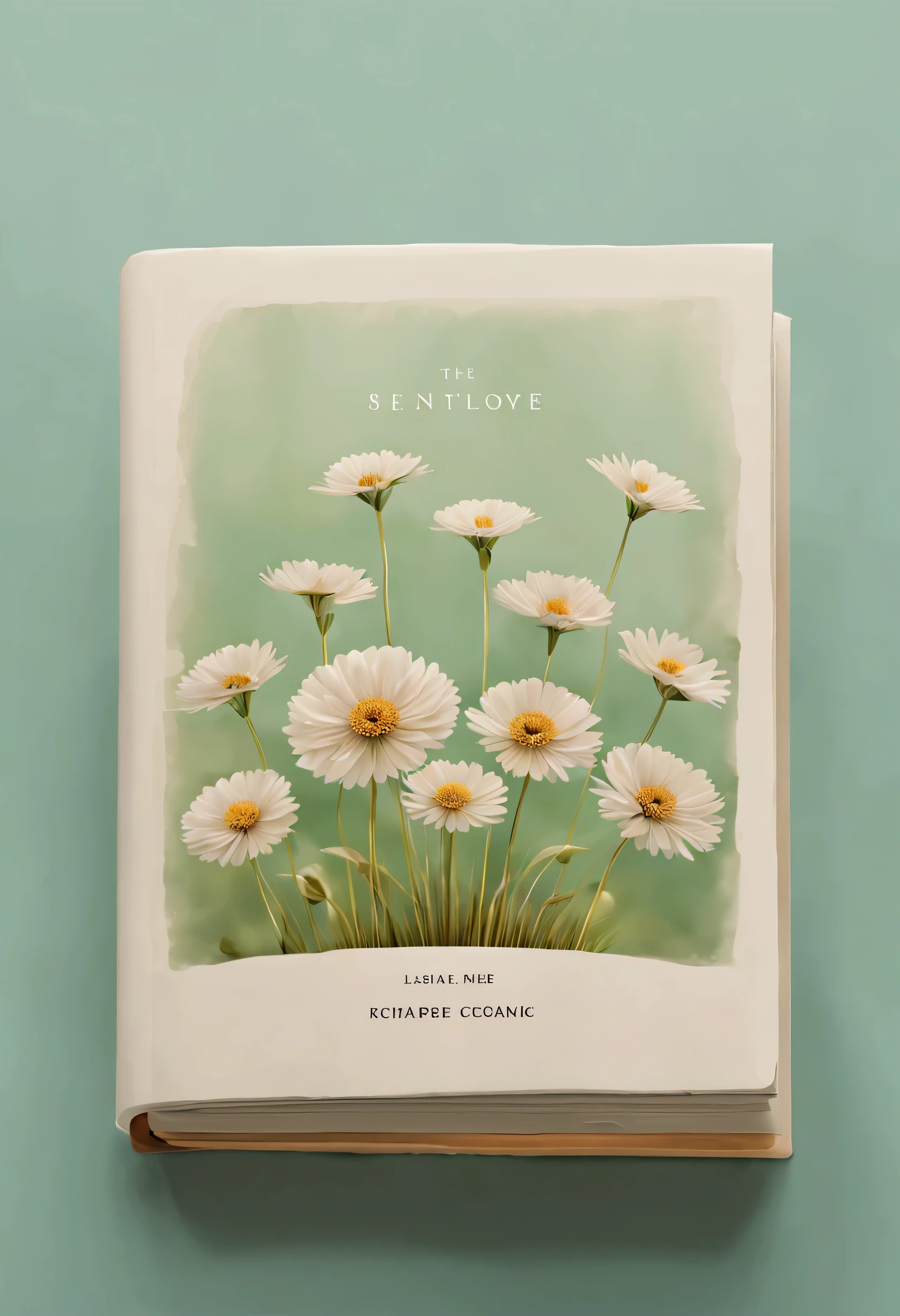 amazing simple book cover with title names/Lenda/autor, The cover features a serene image of delicate flowers gently swaying in the wind. As flores representam crescimento, renewal and resilience, refletindo os temas do livro. The image is surrounded by a soft, Fundo verde claro, creating a sense of calm and tranquility. Its title is "Resurgence method". The title of the book "Resurgence method" is written in an elegant, fonte fluida, com cada letra ligeiramente curva, conveying a feeling of grace and fluidity. O nome do autor, Lucas, it is written in a simpler way, bolder font below the title, garantindo legibilidade e adicionando um toque de profissionalismo., The title and author'Names are centered at the top of the cover, permitindo que eles se destaquem contra o fundo.A imagem das flores ocupa a metade inferior da capa, Creating a visually balanced composition., --v 6 --estilizar 800 --ar 10:16 --semente 3322990234