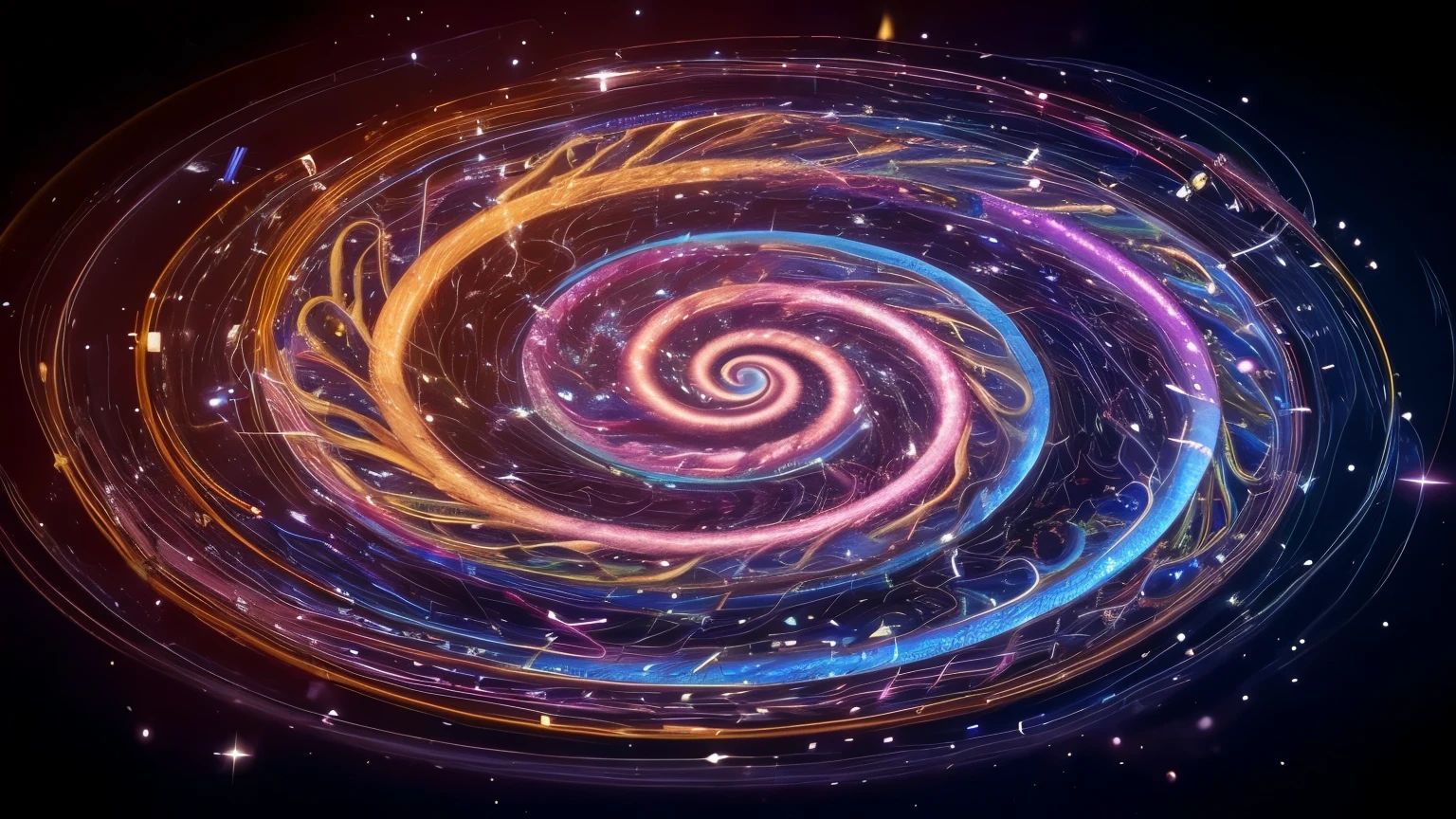 明亮的星系的spiral形圖像, A swirling vortex of energy, channeling Rotational energy, cosmic energy line, vortex of energy, swirling magical energy, 被拉入spiral漩涡, Rotational energy, 发光spiral背景, spiral, spiral天堂, 闪烁和spiral状的核核, time vortex in the background