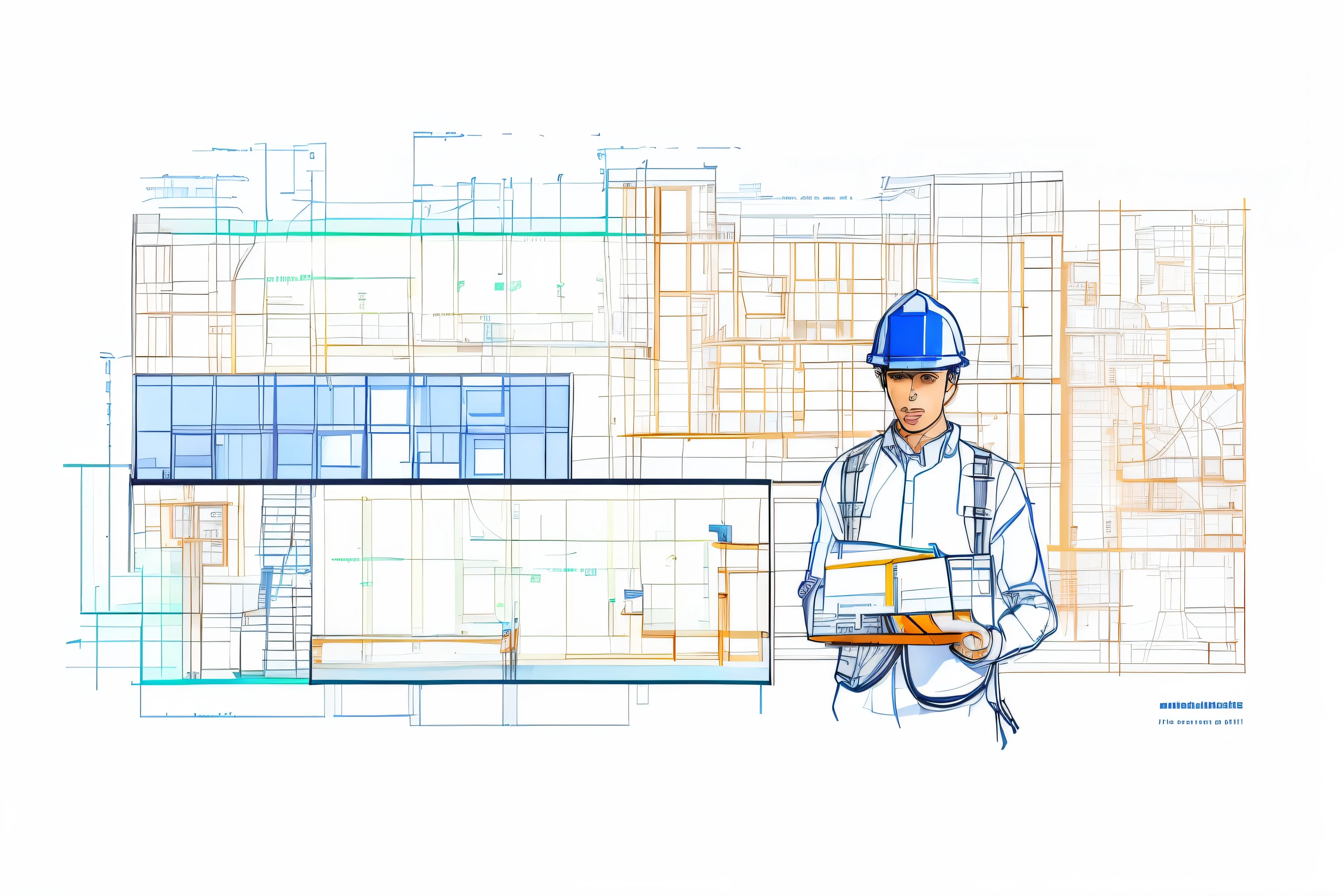 a man in a hardhat is standing in front of a sign that says architecture, architecture concept, architecture design, architecture, architecture and more, architectural design, architectural, architect, architectural planning, architecture photo, detailed architecture, architectural concept diagram, clean architecture, arhitectural shot, architecture blueprint copy, architecture art, architecture drawing, architectural concepts, future architecture