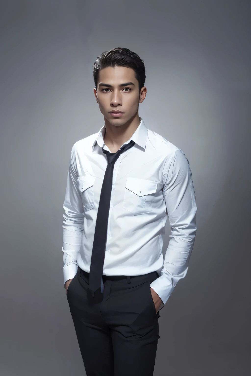 Photorealsitic, 8k full-length portraits, a handsome, Male, , Gentle expression, TOKYOcty, Winters, Shibuya in the background