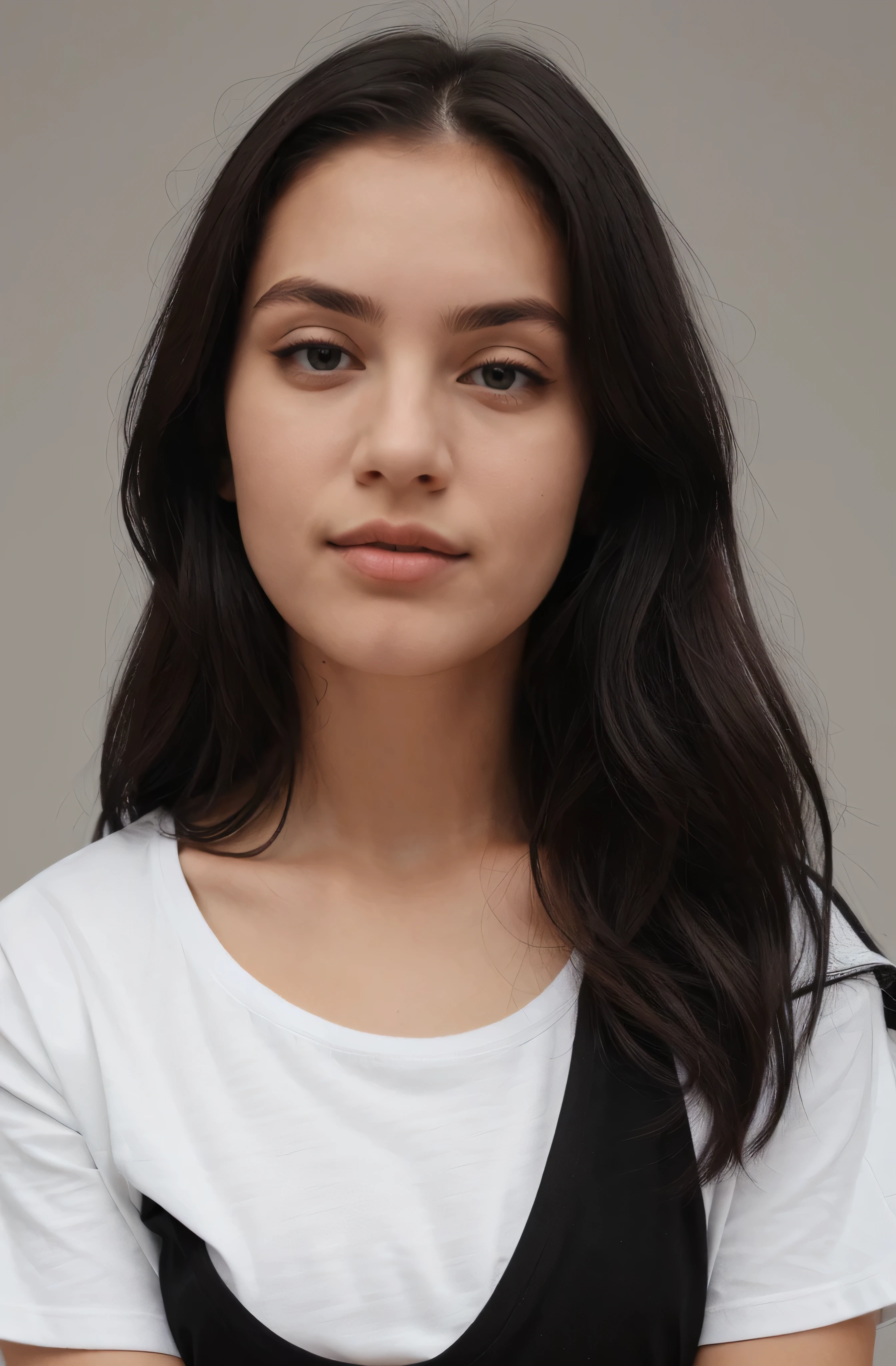 high quality, cloth changed with black colour and white round neck t shirt