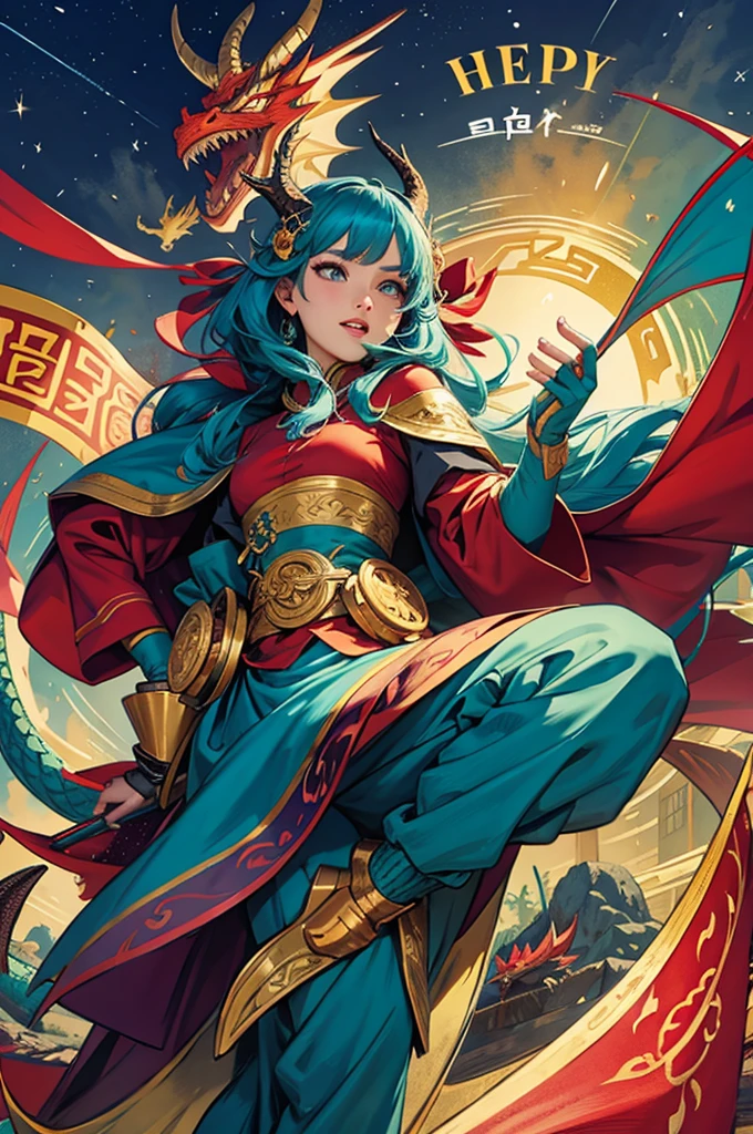 dragon,New Year,cover