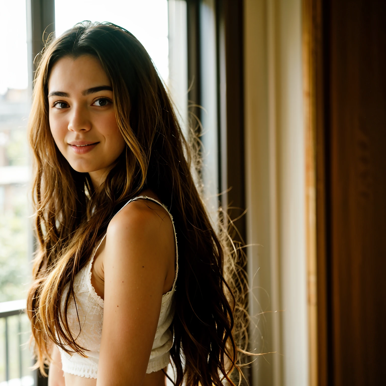 give her long hair