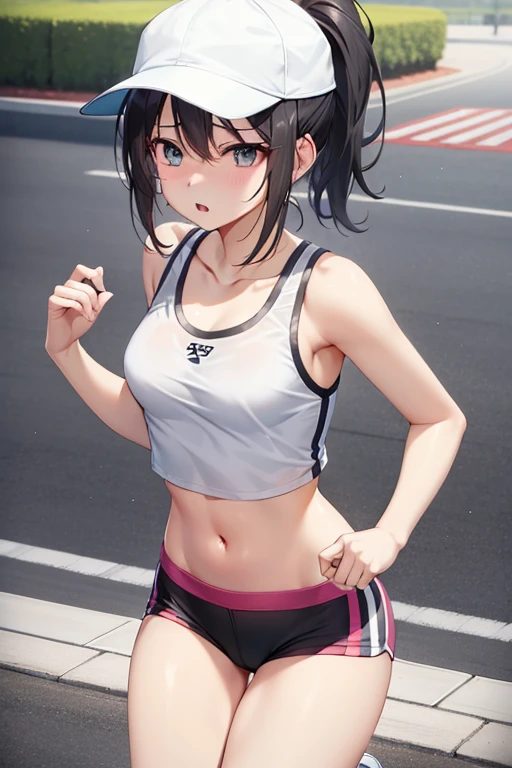 Luminous body,nsfw,Cloudy juice、股からCloudy juice、Estrus、Bukkake、masterpiece, Highest quality, High resolution,
(figure:1.4), (Beautiful attention to detail),
One girl、Medium chest,
break (Bike Shorts,White tank top, )
running,
neutral,haze,
Embarrassing,Fuller lips,
Wet body, Wet clothes,
blush,
break track and field,