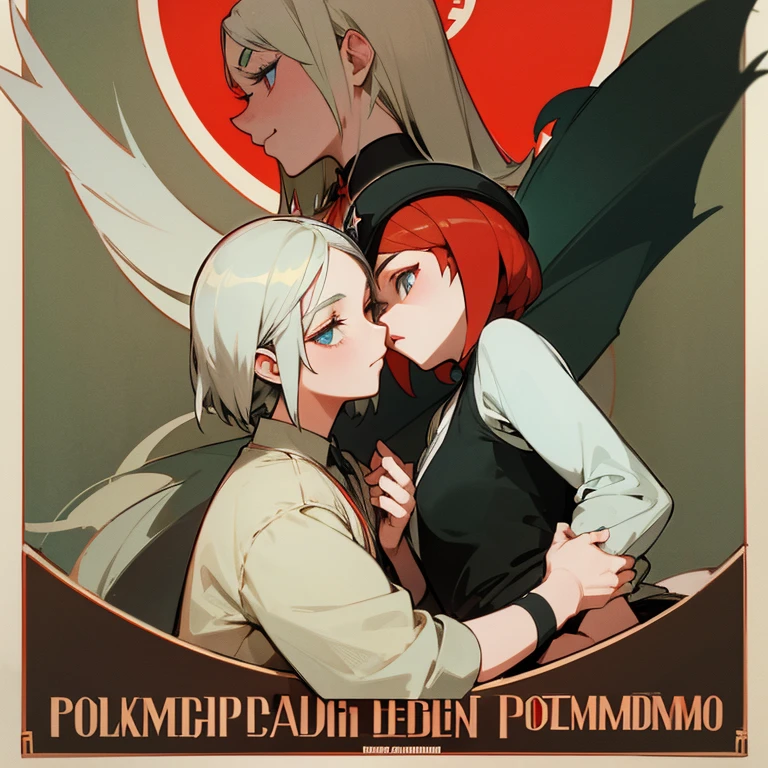 Art deco Germany propaganda 1936 Friendship with Poland anti-communism