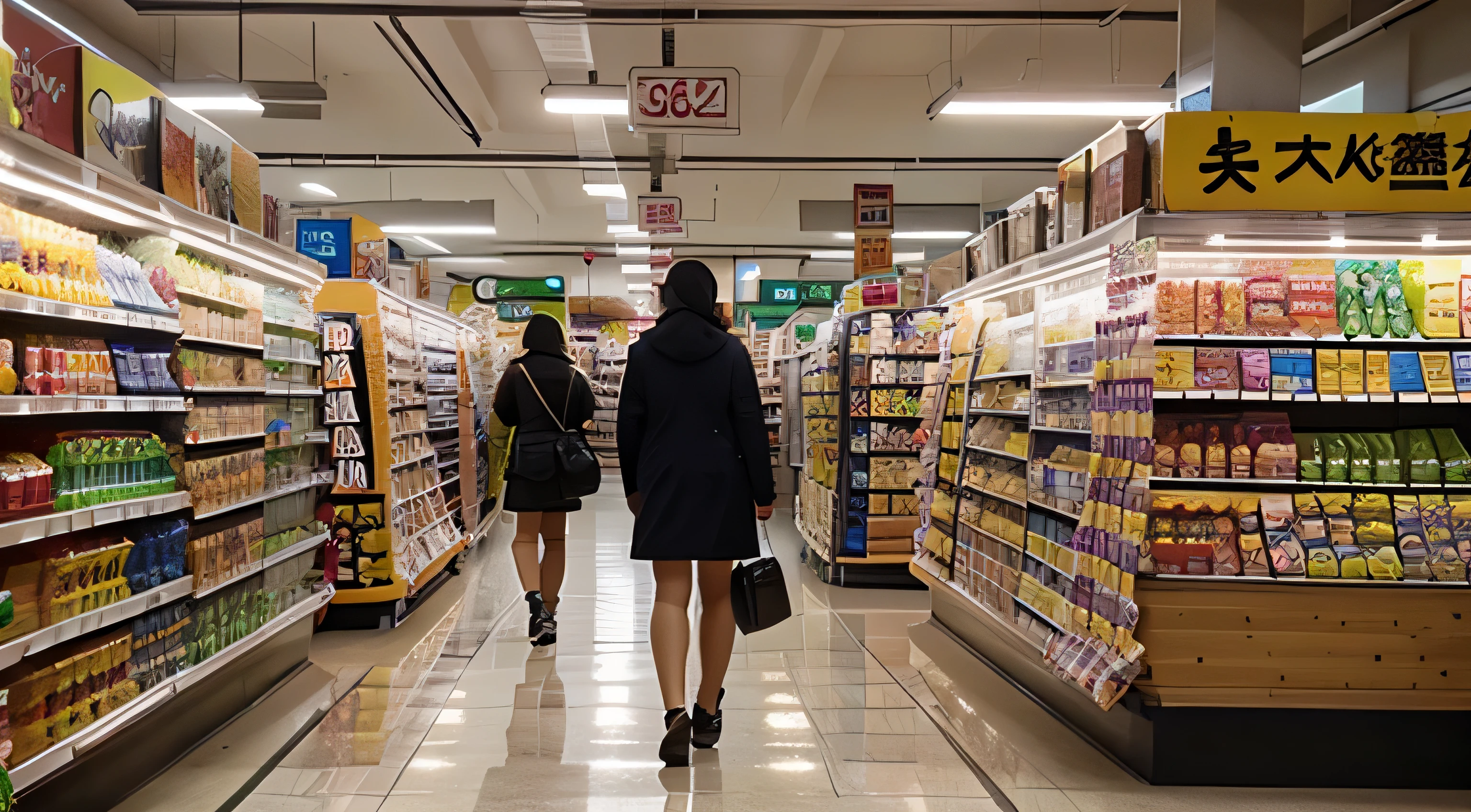 inside the minimarket