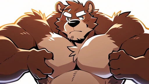 by takemoto arashi, ((full body)), (1boy), solo, male anthro, kemono, (saturated purple bear), round face, round ears, naked, hot body, huge gut, giant muscle-gut, muscle, hunk, sexy, bara, handsome boy, (detailed pure eyes), white eyebrows, (masterpiece, high res, best quality), 4k, soft skin, warm color, lying down, face up, supine, grabbing chest, hand squeezing pec very hard，Physical man，Dynamic pose exposes the soles of the feet，Keep your feet up，Keep your feet up, POV furry art, human paw pov art, furry legs, hairy paws pov art, showing his paws to viewer, hairy paws hairy paws, furry paw, spread legs, professional furry drawing, fur covered legs, naked, nude, nakedness, nakeness