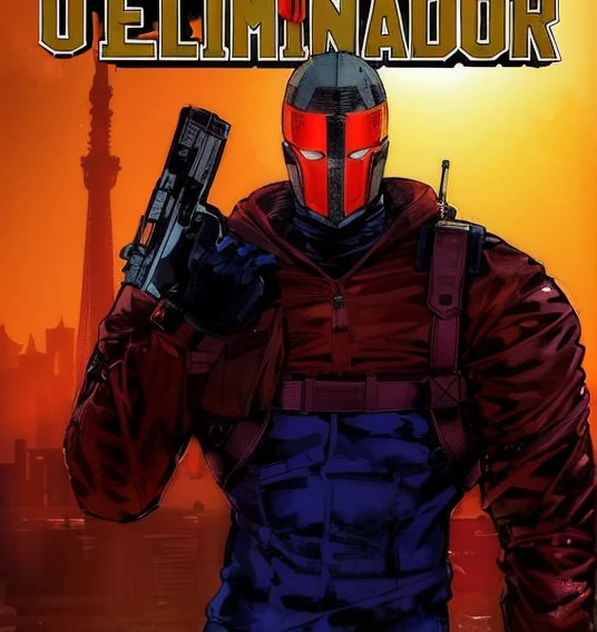 um close de uma pessoa segurando uma arma perto de uma cidade, quadrinhos cevagraf, capa de quadrinhos, by German Londono, by Alexander Obregón, cinnabar, Capa dos quadrinhos, por Pedro Pedraja, por Carlos Berlanga, por Jorge Velarde, deviantar, por John Fernando Cobo