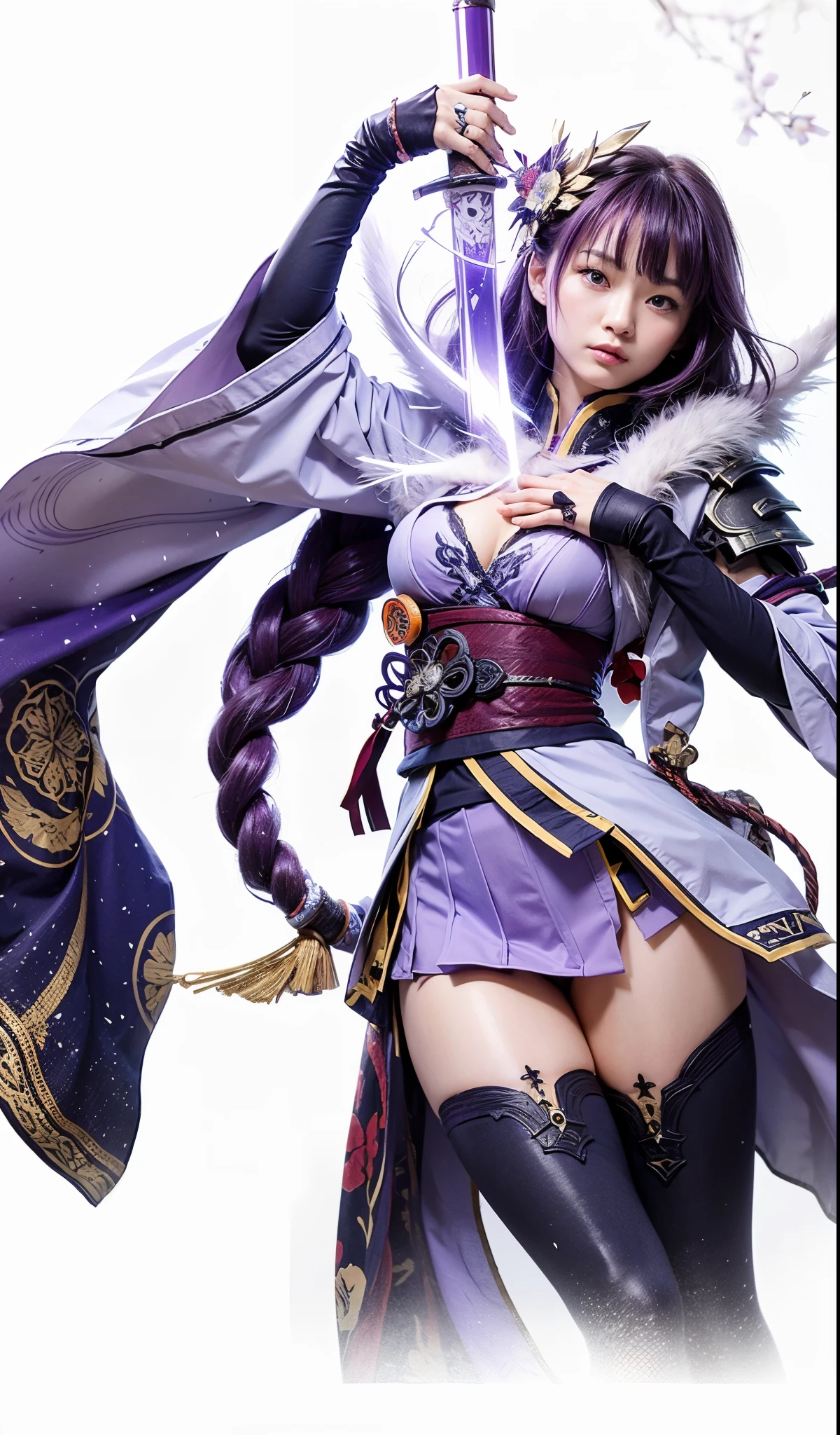 Royal sister,Big sister type,Oriental women,gallant woman,Cold sass,,tmasterpiece,A high resolution,,Absolutely beautiful,,are standing,Queen temperament,exquisitedetails,A high resolution,Wallpapers,1female,独奏,,enchanted、Raised sexy, Rich expressions, trinkets,Fluttering, Hanfu,,long trousers,Long boots,Reveal the appearance of long boots,Show stockings,over knee socks,embroidery, natural poses,standing on your feet, Fanning,16K,HDR,A high resolution,depth of fields,Bocoon,prime time,Vignette,rainbowing,(Wide buttock:1.4),(Thick legs:1.4)