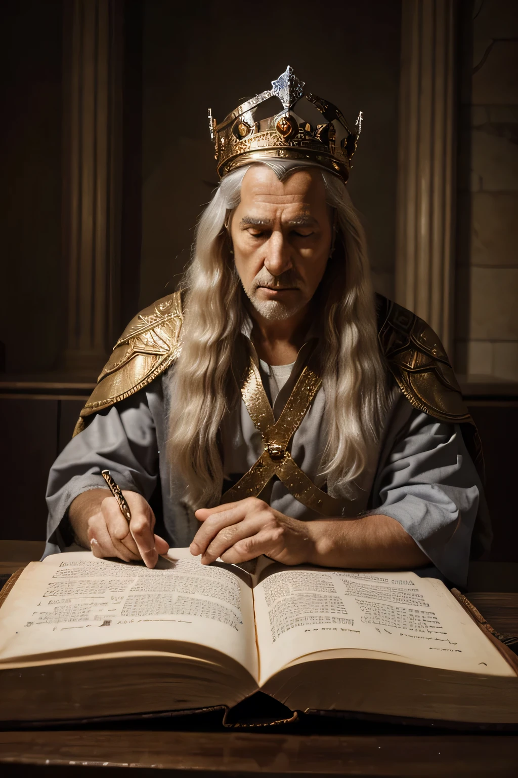 image of the elder king solomon based on the book of ecclesiastes