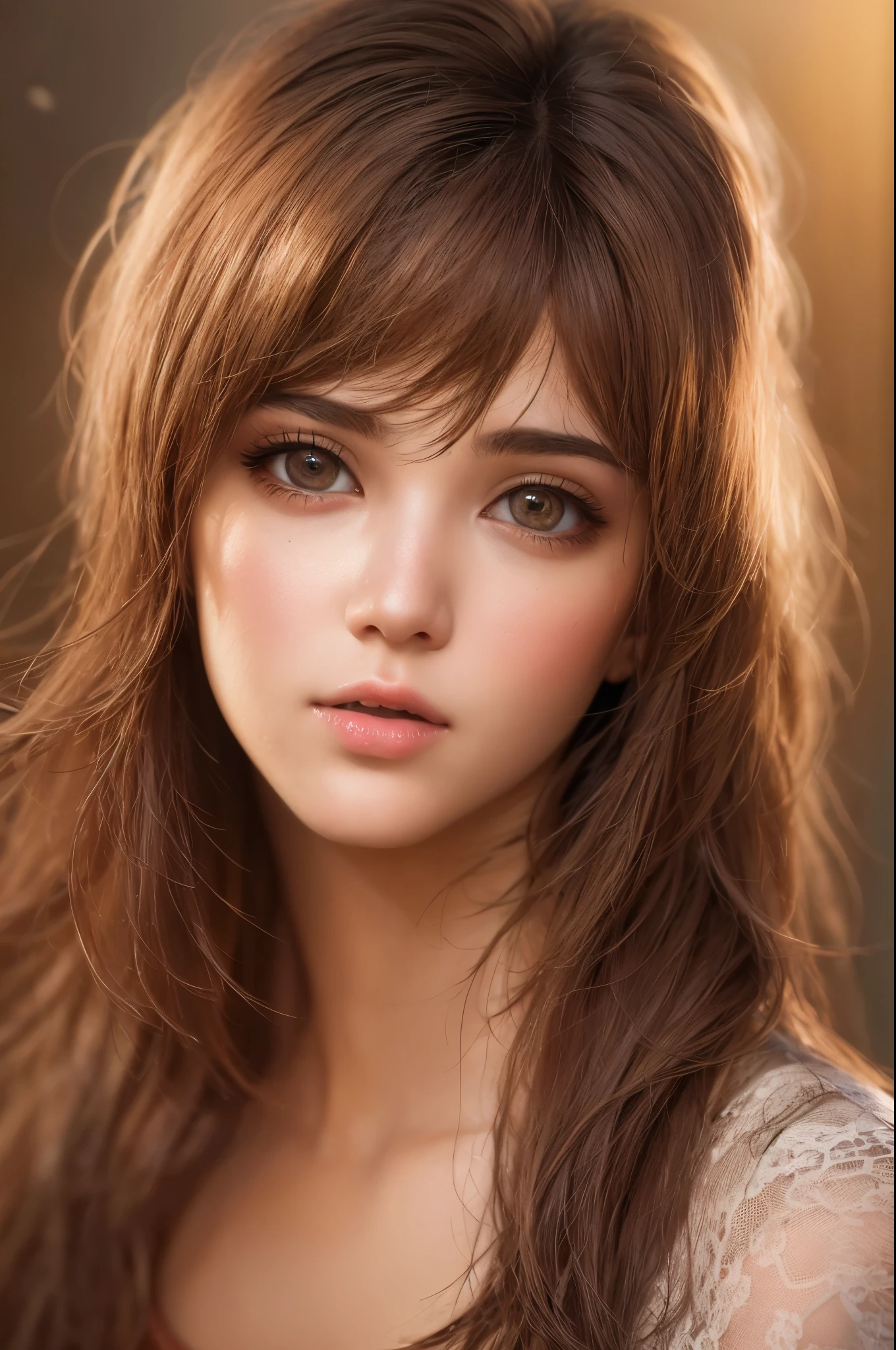 highest quality, masterpiece, (realistic:1.2), 1 adult female, brown hair, brown eyes,front, detailed face, beautiful eyes