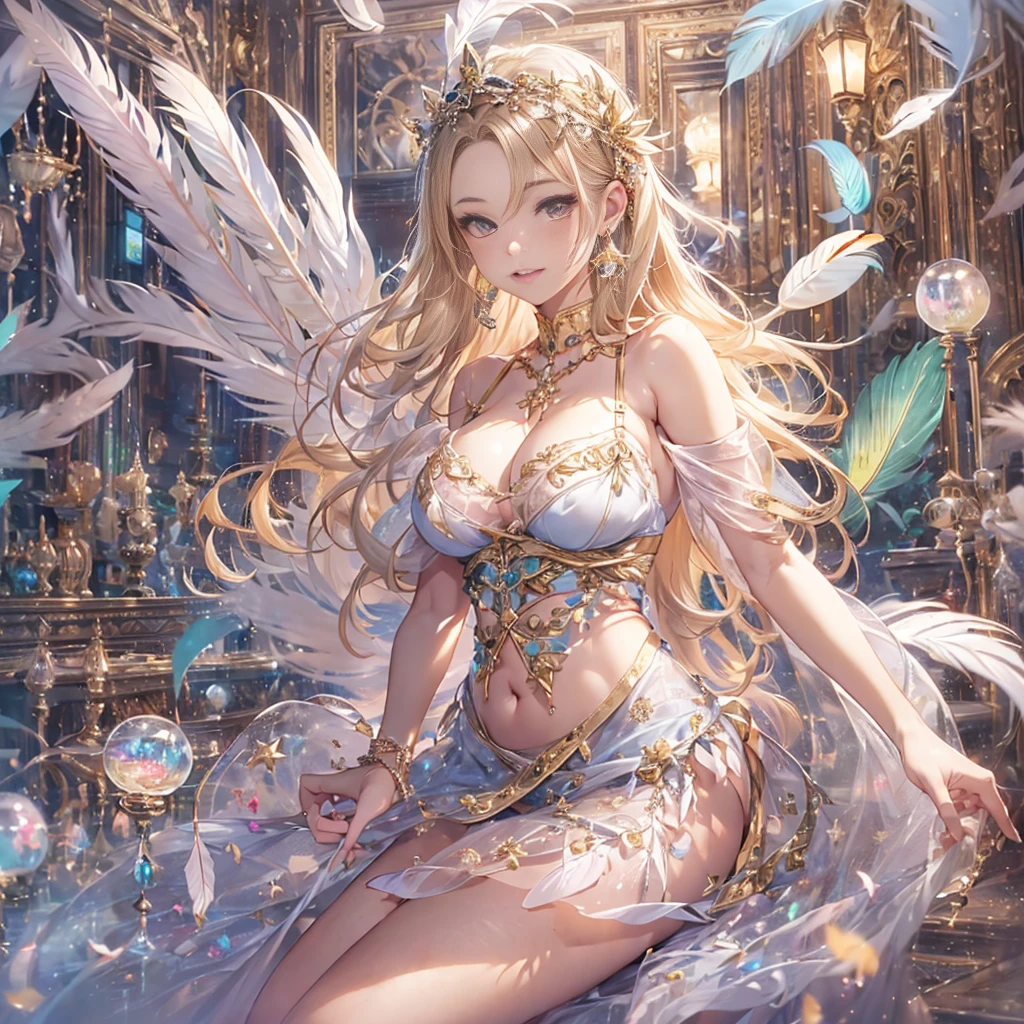 過去最高のmasterpiece、beautiful美しさ, 3D two-dimensional, rich, blonde, skirt, stockings, high heels, poison、star、star、(Highly detailed CG Unity 8K wallpaper),(masterpiece), (最high quality), (Super detailed), (best work),(best shadow), (sharp eyeliner, eye shadow, fine eye:1.1), (超High resolution,realistic,最high quality,realistic),(8K,RAW photo,最high quality,マstarプル),mature woman、sensual curves、huge breasts、thighs、bubble、お尻のmasterpiece, 最high quality, Super detailed, full body shot, mature woman, beautiful mature woman, nightgown and underwear, enchanting smile, thick lips, Chubby lips, blush, looking at the viewer, provocative expression, beautiful髪型, cleavage, Plump、curvy hips、attractive face、sexy lingerie、an inviting gaze、Expression of emotions、Lewd underwear、(((erotic see-through lingerie set)))、Standing position、gorgeous accessories 、big breastsの女性, bare shoulders, golden hair, colored feather, metal ornaments, colored flowers, particle, light, (masterpiece, 最high quality, 最high quality, official art, beautiful and aesthetic:1.2), (1 girl:1.3), very detailed,(fractal art:1.1),(colorful:1.1)、(flowers:1.3),most detailed,(zentangle:1.2), (dynamic pose), (abstract background:1.3), (shiny skin), (lots of colors :1.4), ,(earrings:1.4), (feather:1.4),masterpiece, 最high quality, Super detailed, 30~40 years, full body shot, beautiful 、various hairstyles,gold headband,plump breasts,beautiful butt,greek clothing,Tulle covers the breasts,perfectly proportioned, detailed clothing details,marble,god statue,cinematic lighting, film grain, 8K, masterpiece, Super detailed, high detail, high quality, High resolution,(((NSFW:1.2)))、exposed chest、Openwork decoration,(((see through dress)))、(((解剖学的に正しいbody))) , 最high quality, Super detailed, (((Lewd underwear)))、raise your butt, from below, (((R-18)))、Hakari、thighs, big breasts, Are standing, cowboy shot, blush, (((1 girl))), (masterpiece:1.3), (High resolution), (8K), (very detailed), perfect face, Nice eye and face, (((最high quality))), (Super detailed), detailed face and eye, (alone), High resolution、beautifuleye,(((sexy pose)))、(((整ったbig breasts)))、((beautiful eye))、luxury、(((超High resolution)))、(((detailed description)))、(((ぽっちゃりbody型)))、(((解剖学的構造に一致したbodyの部位)))、beautiful長いまつ毛、バランスのとれたbody型,2 feet、Just the right size for your legs and arms、Fishnet tights、glamorous、(((Clear white and black eye)))、lipstick、Sparkling、(Undistorted face, eye, body)、jewelry、gem、(長くカールしたbeautifulまつ毛)、(((バランス良いbeautiful胸)))、(transparent, Exquisite skin:1.2)、(((完璧なglamorousボディー)))、actress face、Super beautiful、Cute smile、Healing beauty、Flower shower、完璧なeye、realistic depiction、Super sexy、glossy、Glamorous、double eyelids、Good dark makeup、makeup
