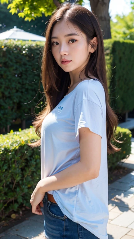 A girl named Amy, Long Hair, POV, Backlight Flare, f/2.8, 50mm, Panasonic, UHD, retina, masterpiece, ccurate, anatomically correct, textured skin, super detail, high details, high quality, best quality, highres, 1080P, HD, 4K, 8k, Casual Clothing