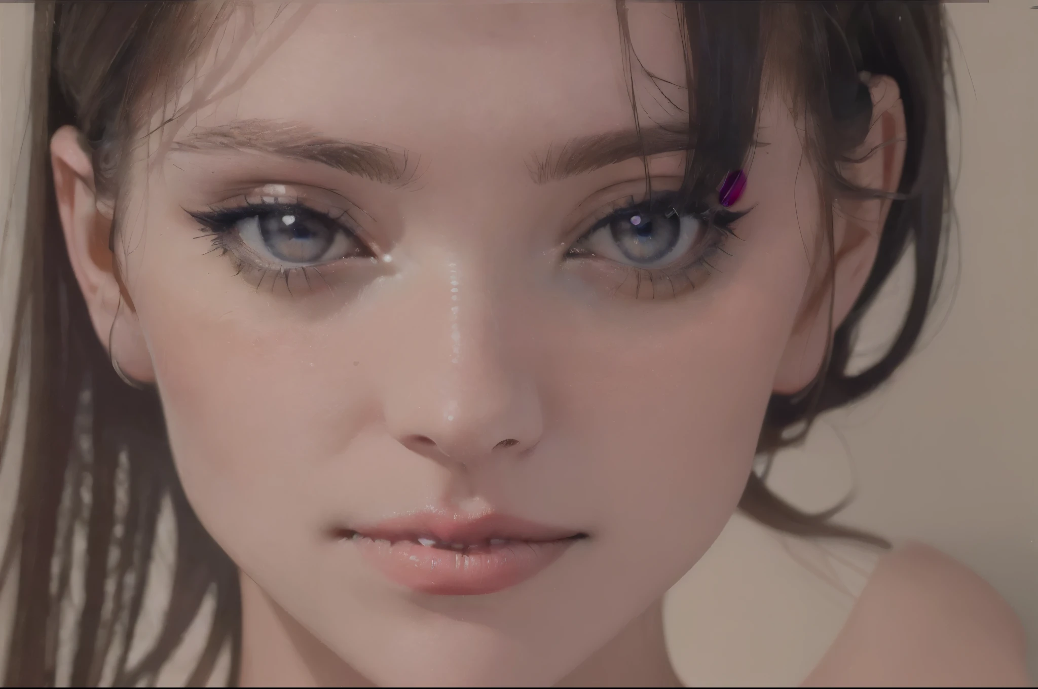 (highres,masterpiece:1.2),ultra-detailed,(realistic,photorealistic,photo-realistic:1.37),nude,1girl,beautiful detailed eyes,beautiful detailed lips,extremely detailed eyes and face,long eyelashes,huge breasts,huge sagging breasts,multiple views of the same character,blank background