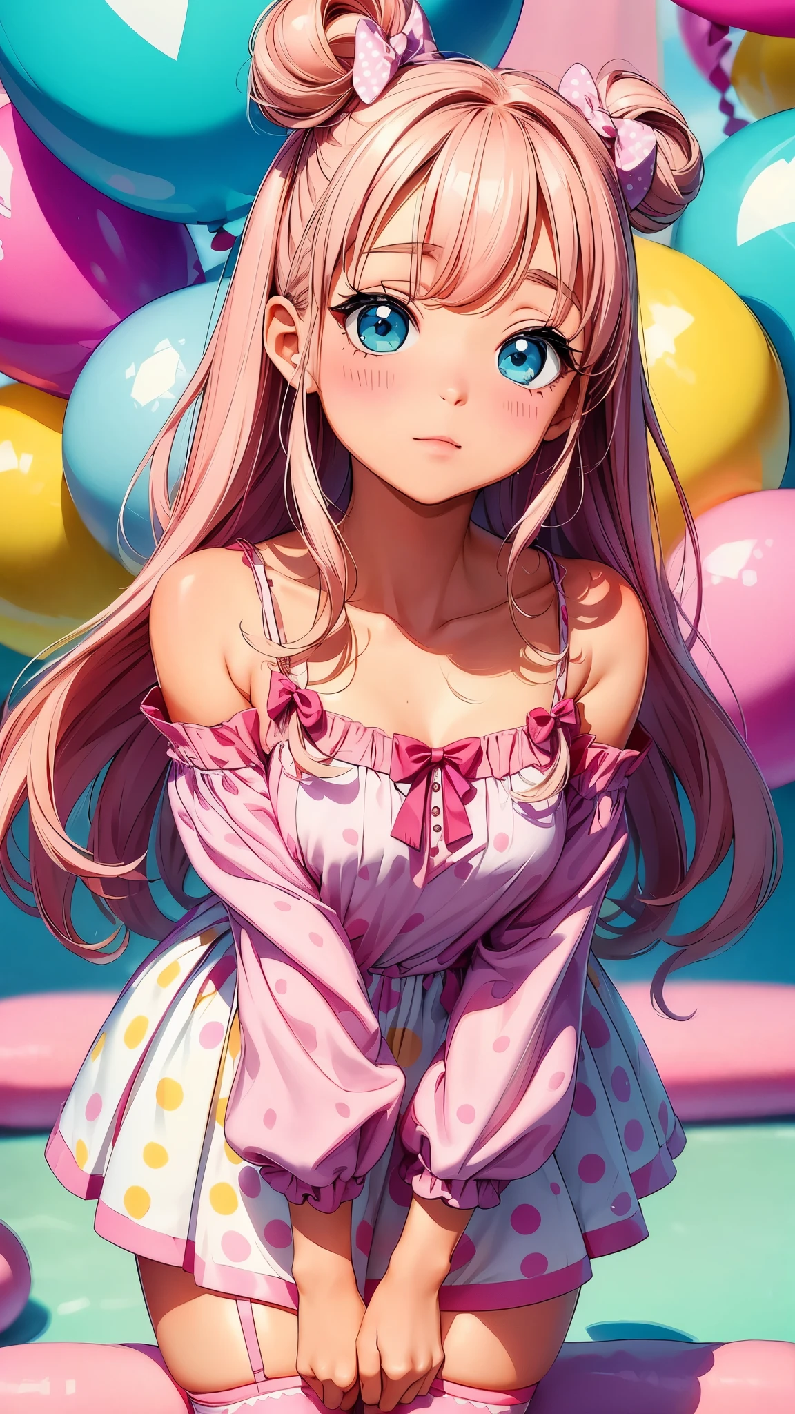 candyland，Donut Ferris Wheel，Lollipop，8k，high quality，masterpiece