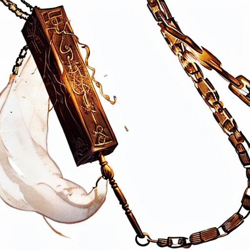 (incense, holy incense, fantasy incense, chains, flow, incense Of Wisdom), MagicItem_v1, (white background), fullshot