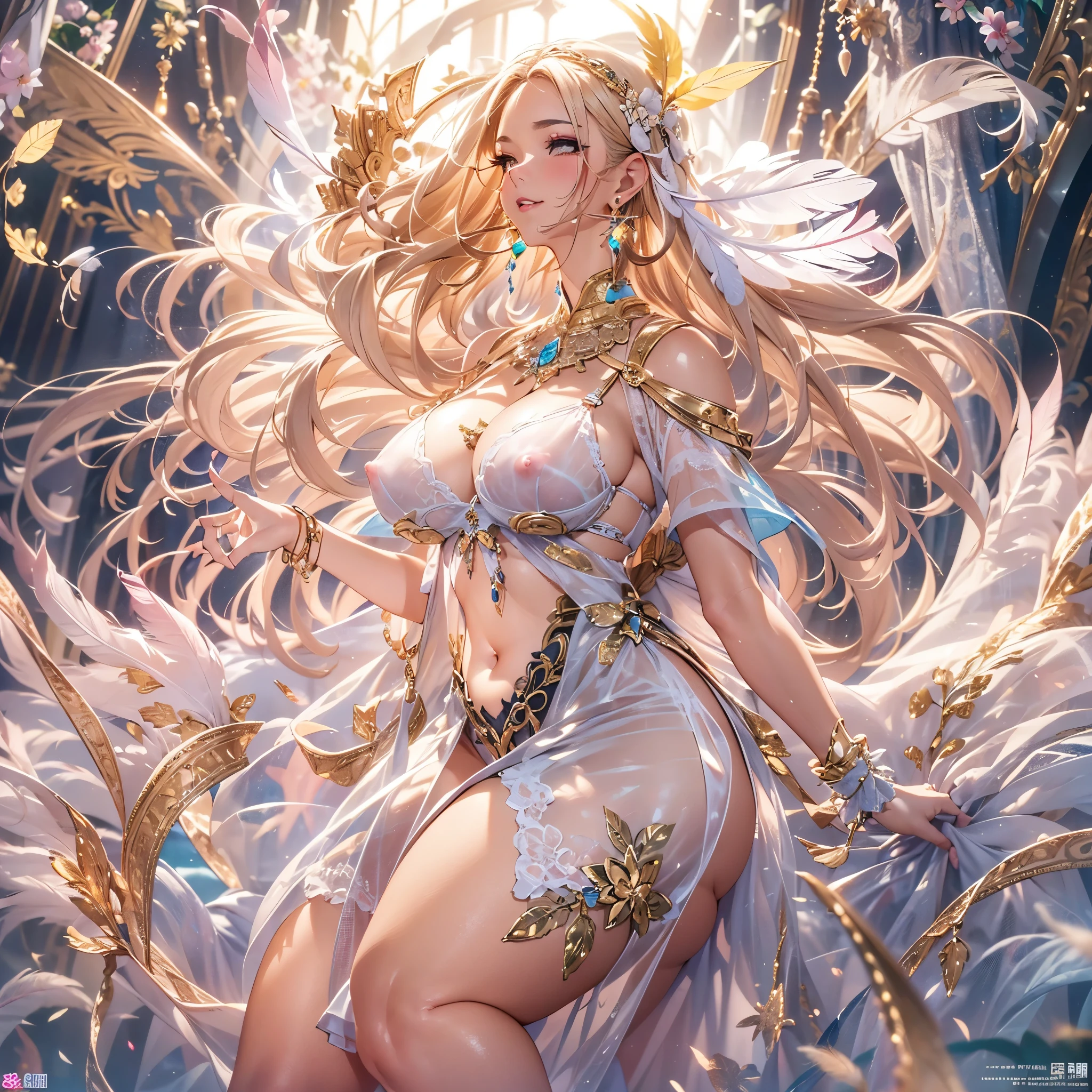 去最高のmasterpiece、beautiful美しさ, 3D two-dimensional, rich, blonde, skirt, stockings, high heels, poison、star、star、(Highly detailed CG Unity 8K wallpaper),(masterpiece), (最high quality), (Super detailed), (best work),(best shadow), (sharp eyeliner, eye shadow, fine eye:1.1), (超High resolution,realistic,最high quality,realistic),(8K,RAW photo,最high quality,マstarプル),mature woman、sensual curves、huge breasts、thighs、bubble、お尻のmasterpiece, 最high quality, Super detailed, full body shot, mature woman, beautiful mature woman, nightgown and underwear, enchanting smile, thick lips, Chubby lips, blush, looking at the viewer, provocative expression, beautiful髪型, cleavage, Plump、curvy hips、attractive face、sexy lingerie、an inviting gaze、Expression of emotions、Lewd underwear、(((erotic see-through lingerie set)))、Standing position、gorgeous accessories 、big breastsの女性, bare shoulders, golden hair, colored feather, metal ornaments, colored flowers, particle, light, (masterpiece, 最high quality, 最high quality, official art, beautiful and aesthetic:1.2), (1 girl:1.3), very detailed,(fractal art:1.1),(colorful:1.1)、(flowers:1.3),most detailed,(zentangle:1.2), (dynamic pose), (abstract background:1.3), (shiny skin), (lots of colors :1.4), ,(earrings:1.4), (feather:1.4),masterpiece, 最high quality, Super detailed, 30~40 years, full body shot, beautiful 、various hairstyles,gold headband,plump breasts,beautiful butt,greek clothing,Tulle covers the breasts,perfectly proportioned, detailed clothing details,marble,god statue,cinematic lighting, film grain, 8K, masterpiece, Super detailed, high detail, high quality, High resolution,(((NSFW:1.2)))、exposed chest、Openwork decoration,(((see through dress)))、(((解剖学的に正しいbody))) , 最high quality, Super detailed, (((Lewd underwear)))、raise your butt, from below, (((R-18)))、Hakari、thighs, big breasts, Are standing, cowboy shot, blush, (((1 girl))), (masterpiece:1.3), (High resolution), (8K), (very detailed), perfect face, Nice eye and face, (((最high quality))), (Super detailed), detailed face and eye, (alone), High resolution、beautifuleye,(((sexy pose)))、(((整ったbig breasts)))、((beautiful eye))、luxury、(((超High resolution)))、(((detailed description)))、(((ぽっちゃりbody型)))、(((解剖学的構造に一致したbodyの部位)))、beautiful長いまつ毛、バランスのとれたbody型,2 feet、Just the right size for your legs and arms、Fishnet tights、glamorous、(((Clear white and black eye)))、lipstick、Sparkling、(Undistorted face, eye, body)、jewelry、gem、(長くカールしたbeautifulまつ毛)、(((バランス良いbeautiful胸)))、(transparent, Exquisite skin:1.2)、(((完璧なglamorousボディー)))、actress face、Super beautiful、cute smile、Healing beauty、Flower shower、完璧なeye、realistic depiction、super sexy、shiny、glamorous、double eyelids、Good dark compensate、compensate、ぼやけていないeye