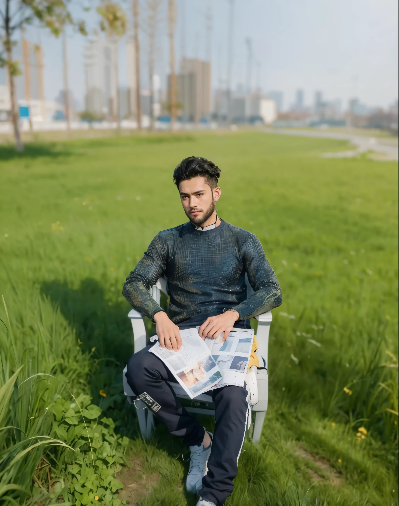 masterpiece, maximum quality, ultra high resolution, 8k, a handsome boy,21years old,fair skin, ((Wheat colored skin)), alone,bust portrait,cyberpunk outfit, extremely detailed face, detailed eyes, mischievous, realistic photo, totally realistic, men , studio lighting, wide, double buns,gray clothing,D-cup breasts,in the cyberpunk city,cyberpunk city background,((night)),rain,walking