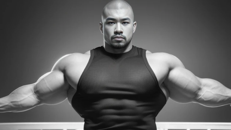 (Highly detailed 8K wallpaper), asian man, muscle worship, fold your arms, On the playground, baseball uniform, high detail, very short hair, skin head, Circular cut, very large and strong body, bulging muscles, muscular, very large pectoral muscles. Very sexy abs, legs are muscular, Toned figure, brightens oily skin, muscular, Tank top, T-shirt, long shot, wide shot