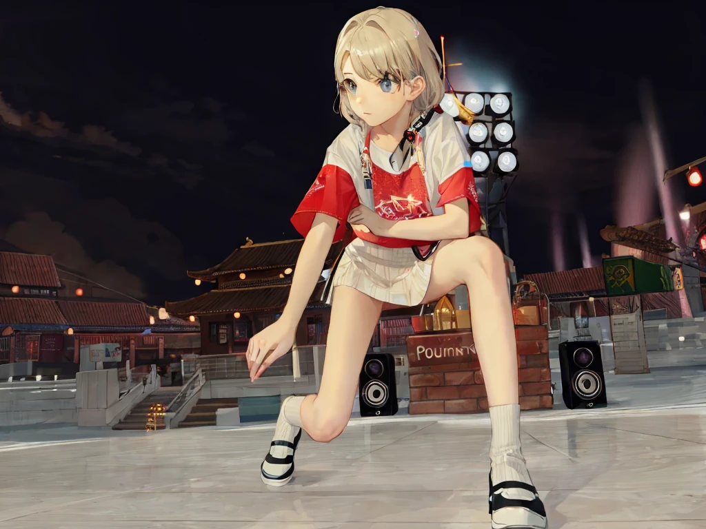 1 girl, alone, Masterpiece, the best_quality, photography, looking at camera, young adult guard