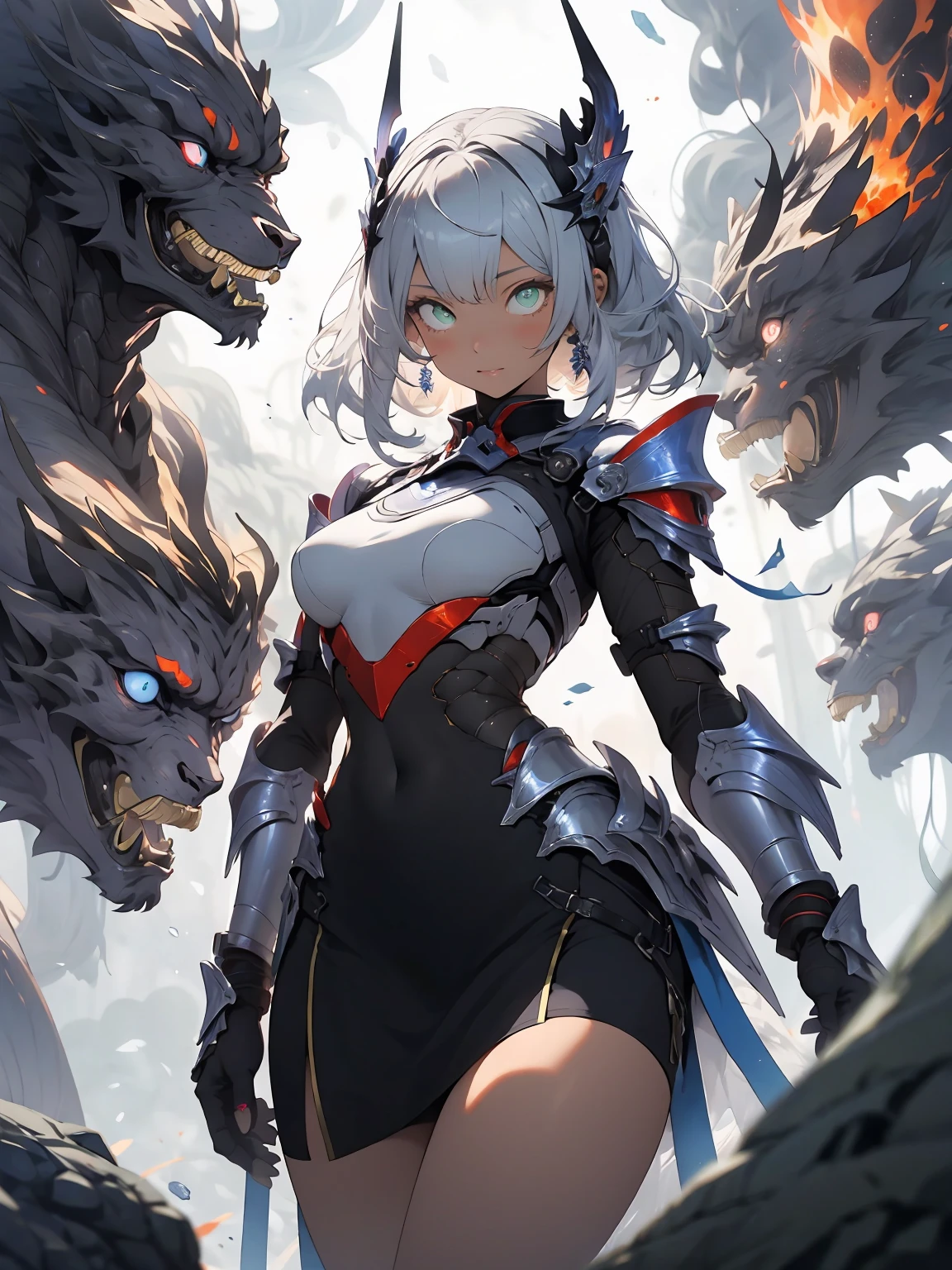 Best quality,Masterpiece,超高分辨率,(Photorealistic:1.4),1girll,Fierce,Cat ears,Full body like,Prepare for a raid,1girll,full_Shot,(Dynamic Angle),True blood,Angry,Gape,red - eyed,White fangs,tunnel,(White hair), Red long hair, Red eyes, (full bodyesbian), (((Claws))), Angry face, (Beautiful detailed eyes), Blood drop,Blood fog, Floating hair, Disheveled hair, Splashing blood,(blood stain),