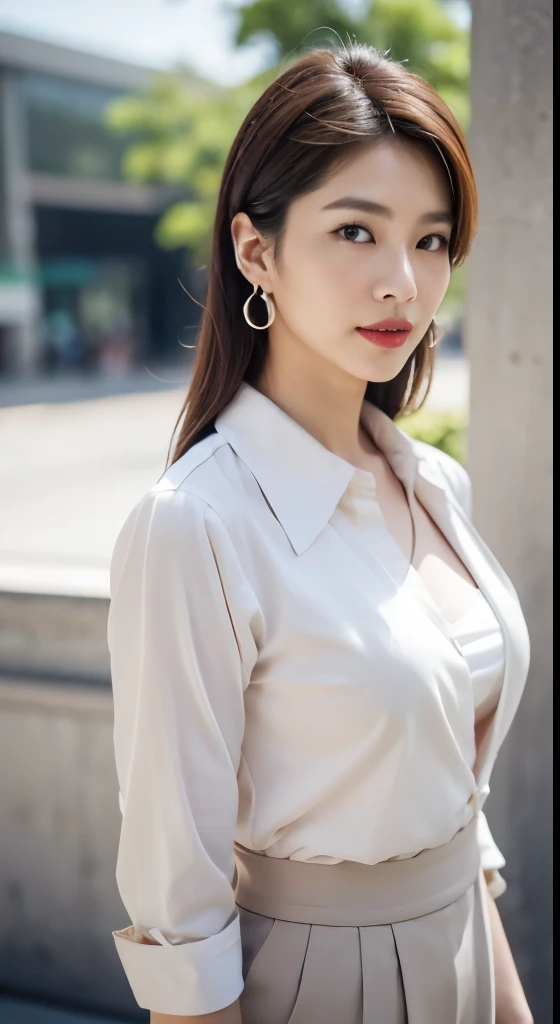 A mature Korean mom named Jinju, at the age of 45, still maintains a slim figure with her breast. (Hyper-realistic, Ultra detailed: 1.4)
She wear a semi formal outfit to go to shopping centre, earring, afternoon light
(Best quality, 8k, masterpiece: 1.3)
Sharp focus: 1.2
1 woman
Mature beauty: 1.4
Small breasts: 1.3
Happy face: 1.1