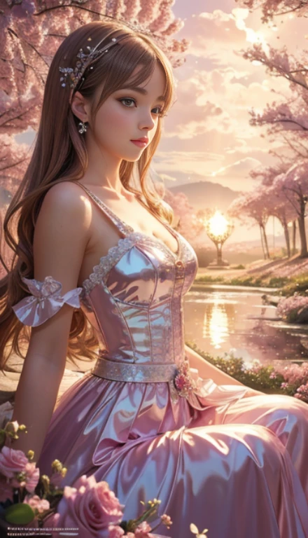 ((detailed)), ((masterpiece)), ((best quality)), (4K), (Elegant), Meticulous, Shojo, Romance, Magical Girl, Artwork, Design concept, Shiny light, Glossy lighting, Highlights and reflections, Versatile for different scenes, Sharpness throughout