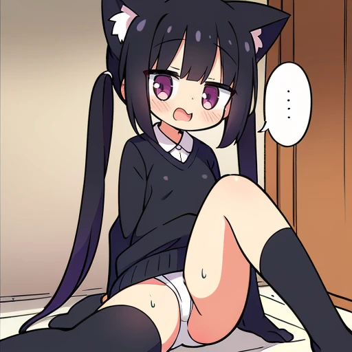 multiple girls、knee high socks、flat chest、thighs、Condescending、Crab crotch、Peeing、quirting、night、I have nipple、black hair、Sperm is on it、Condescending、High resolution、Detailed、masterpiece、twin tails、blush、naked、masturbation、carrying a school bag、Toilet in a private room、Cat ear、laughing