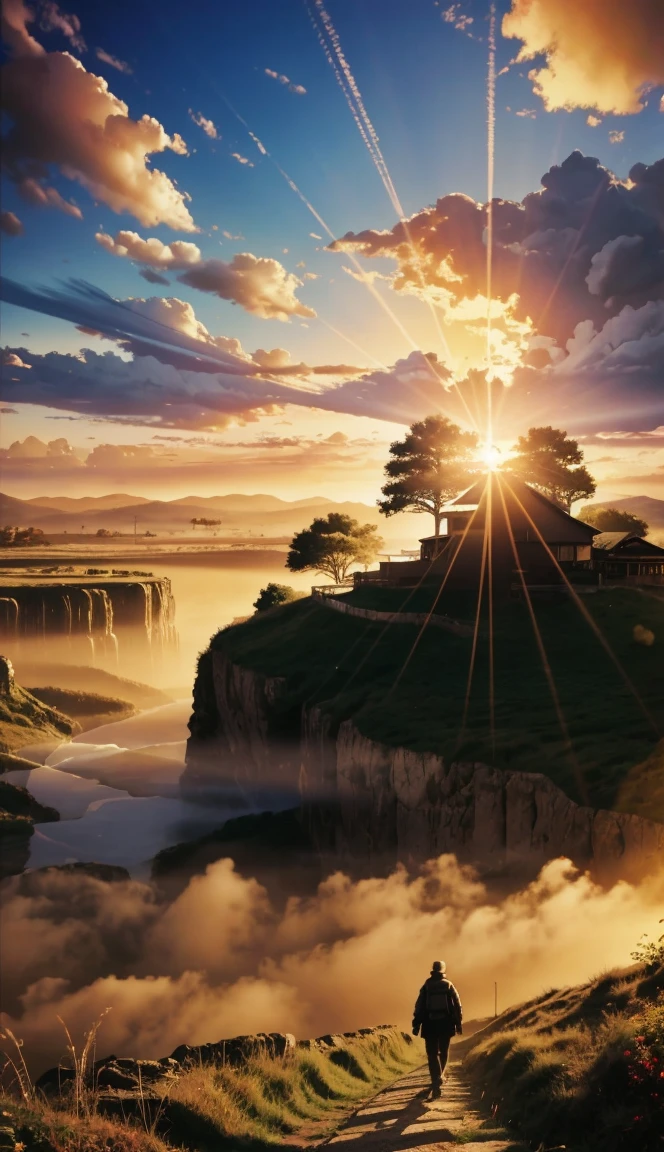 ((best quality)), ((masterpiece)), ((detailed)), ((Unparalleled)), (Immersive), (8K), Anime, Seinen, Mature, Slice of Life, Digital artwork, Digital creation, Digital painting, Volumetric lighting, Hazy lighting, Light scattering, God rays, Natural field of view, Standard lens