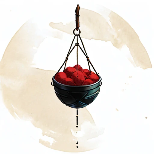 a threads of wool, hair, threads, disheveled threads, Pocket Lint Of Bless - This pocket lint when carried will add +2 to all saving throws for the balance of the day, MagicItem_v1, (white background), fullshot