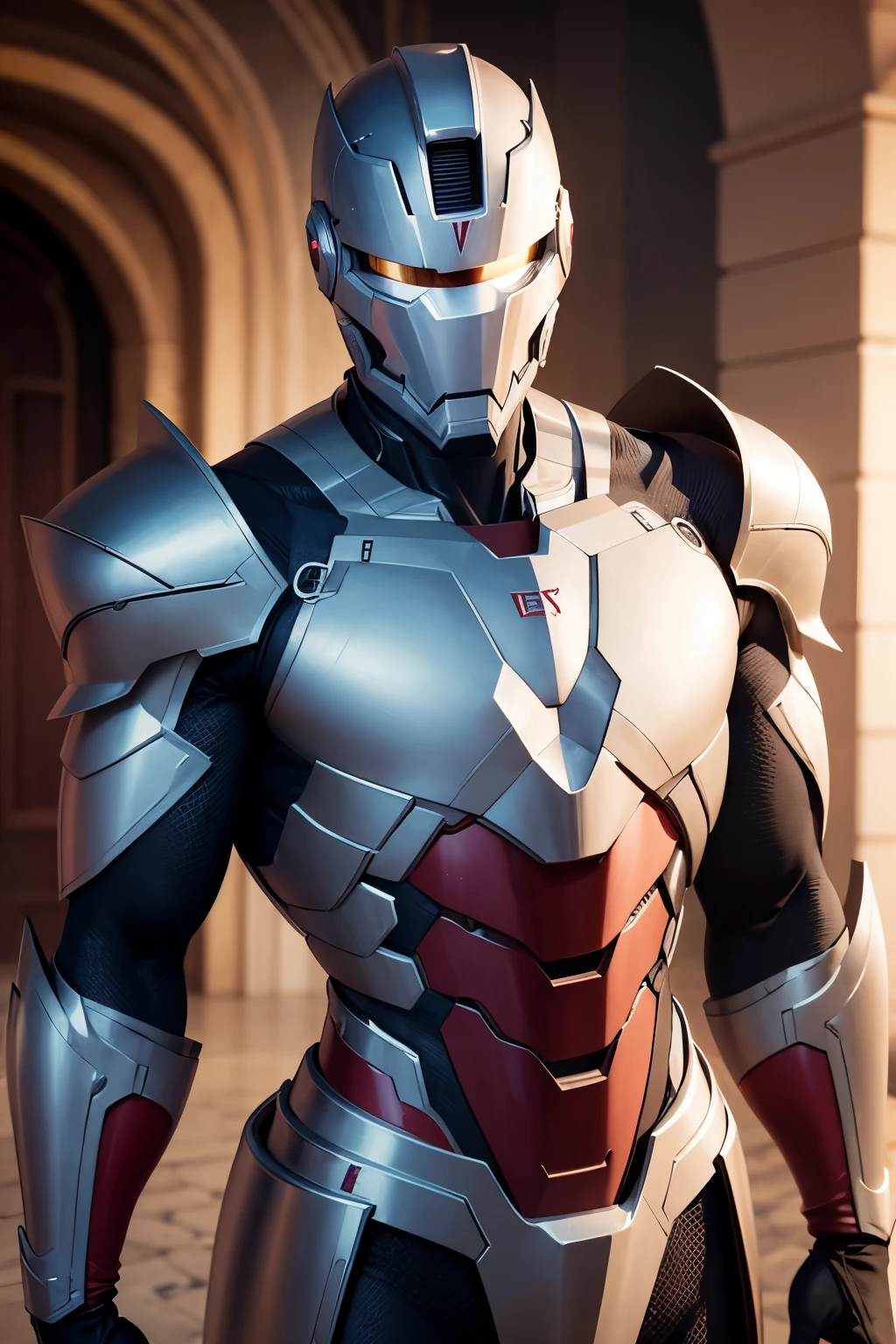 Homem de ferro meio nu