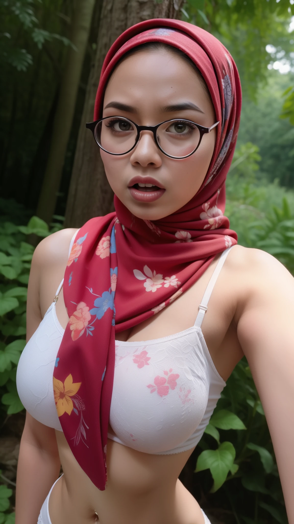 Beautiful Asian Small Tits - Beautiful Asian girl, with Long nude hijab, with Verry small breast -  SeaArt AI