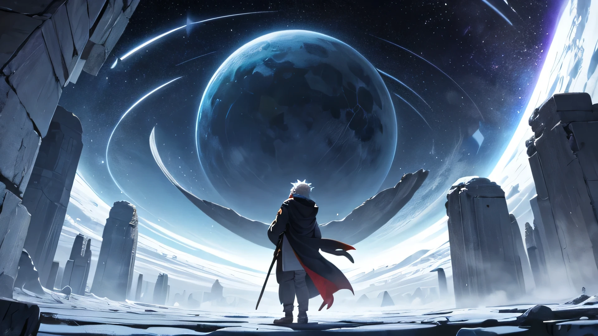 Siro, a wise old man whose eyes have borne the weight of countless ages lived. Em um encontro transcendental, Siro revealed to her the secret behind this unique phenomenon. Morpheon is not just a planet; era uma entidade consciente, a living life that expressed its own narrative through constant change. Sob o dossel celeste, Aria found Siro in an ancient sanctuary, where the walls seemed to tell stories from time immemorial. Com a sabedoria acumulada ao longo dos ciclos de Morpheon, Siro shared with Aria the true nature of the planet. Every transformation, every changing landscape, was Morpheon&#39;s expression.