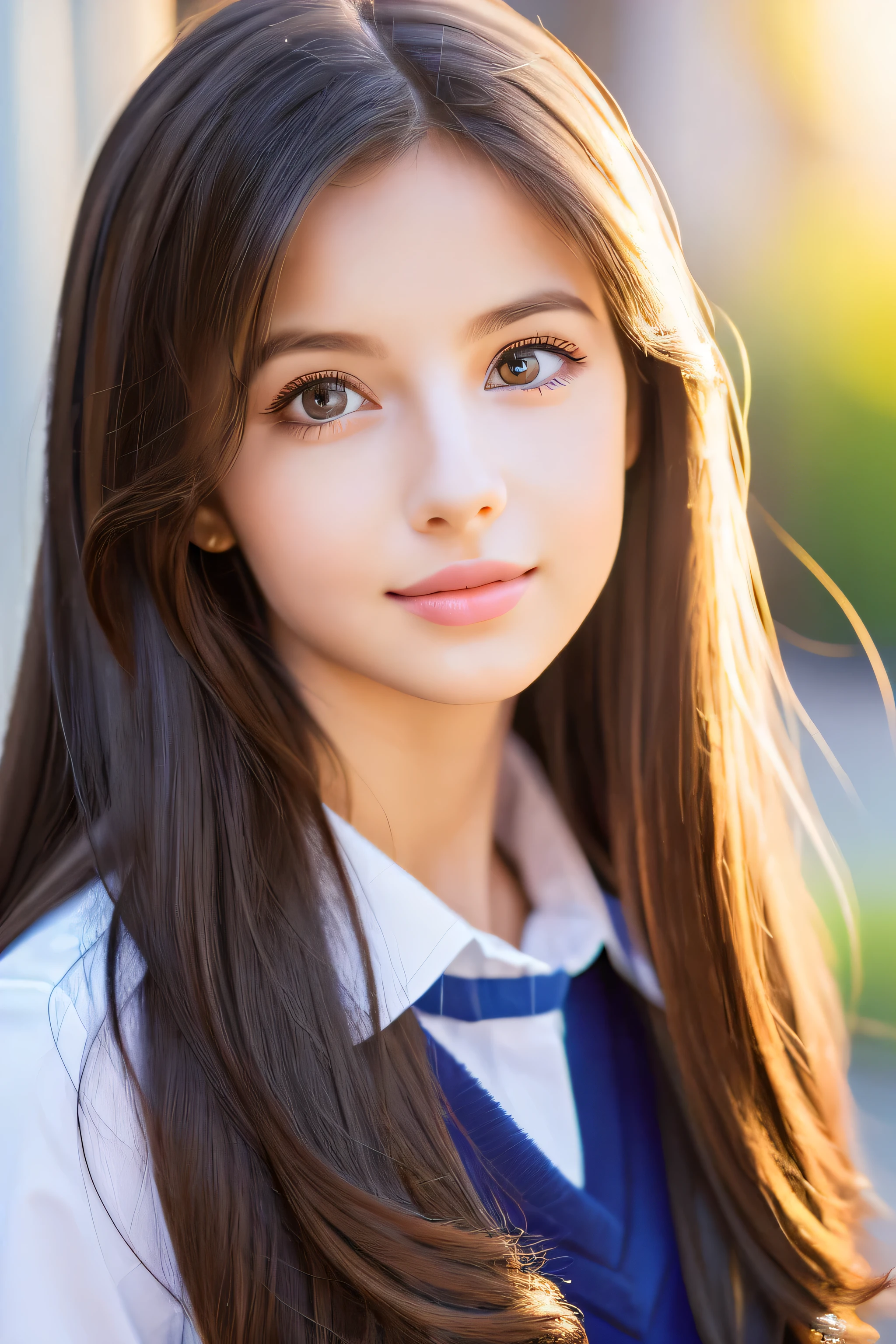 (highest quality,4K,8K,High resolution,masterpiece:1.2),Super detailed,(realistic,photorealistic,photo-realistic:1.37),shape,school uniform,long hair girl,beautiful and detailed eyes,beautiful detailed lips,cute,2 girls,artistic rendering,Professional,soft lighting,bright colors,subtle shadow,playful atmosphere,Lively background,Artistic perspective,detailed poses