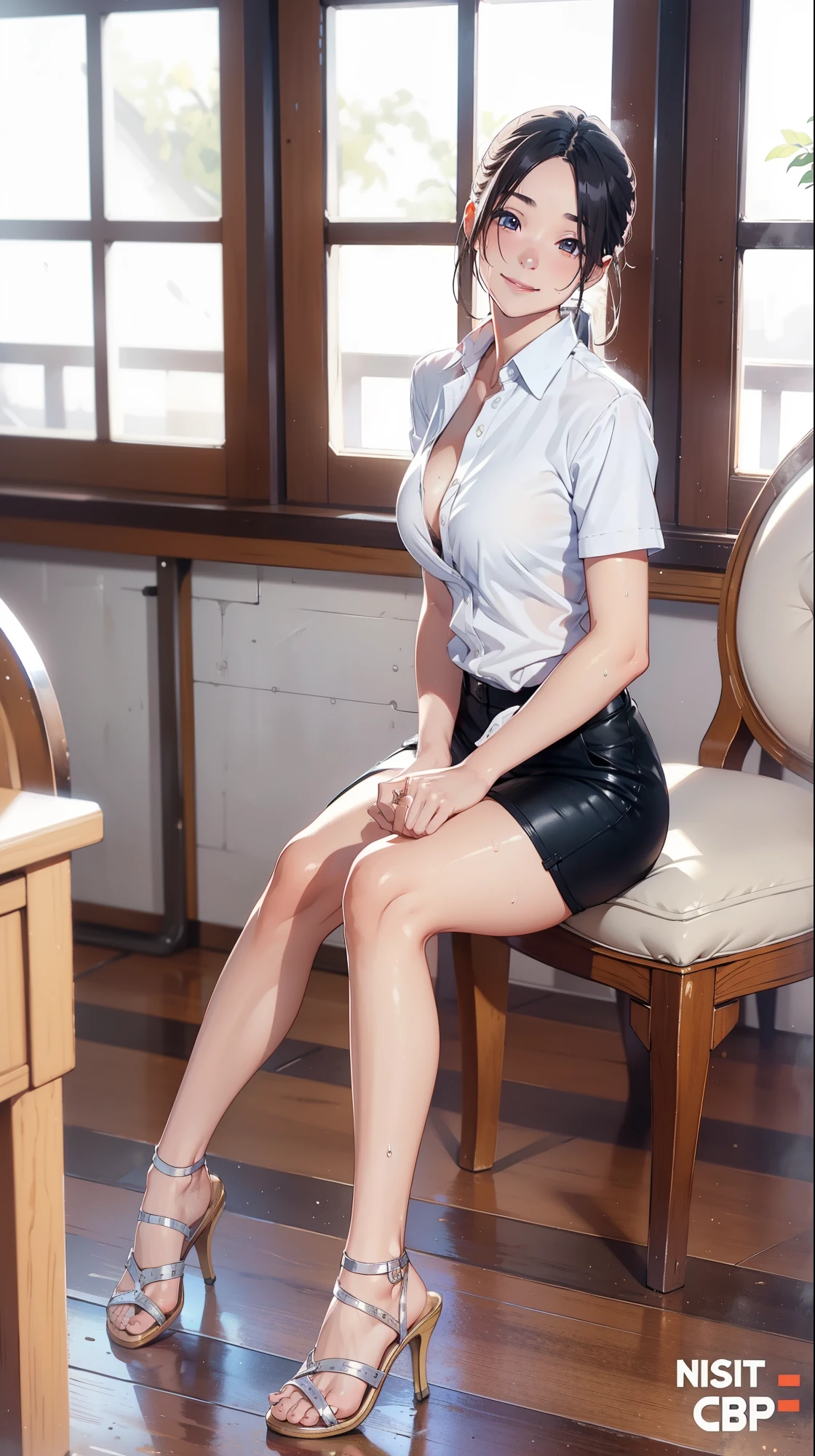 (extremely detailed CG unity 8k wallpaper), (masterpiece), (best quality), (ultra-detailed), (best illustration), (best shadow), (absurdres),
BREAK
girl, sweat, steam, medium breast, nsfw, light smile,