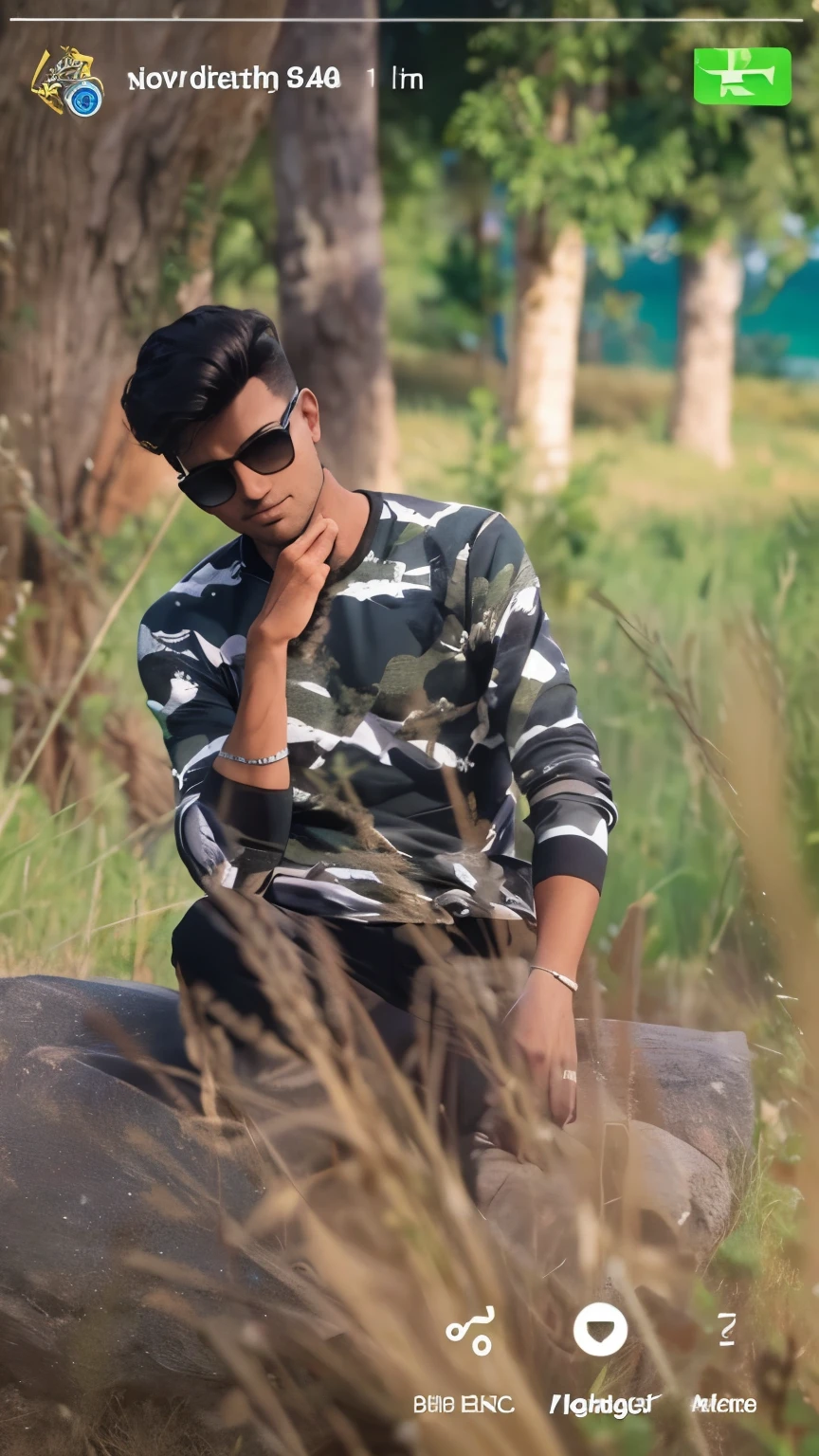 Make this photo background as sitting in the boss chair as 3d image 