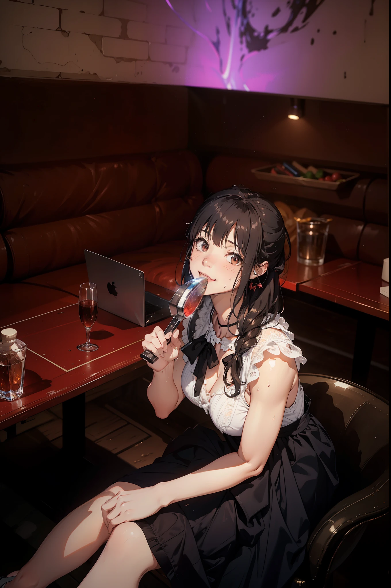(extremely detailed CG unity 8k wallpaper), (masterpiece), (best quality), (ultra-detailed), (best illustration), (best shadow), (absurdres),
BREAK
girl, sweat, steam, medium breast, nsfw, light smile,