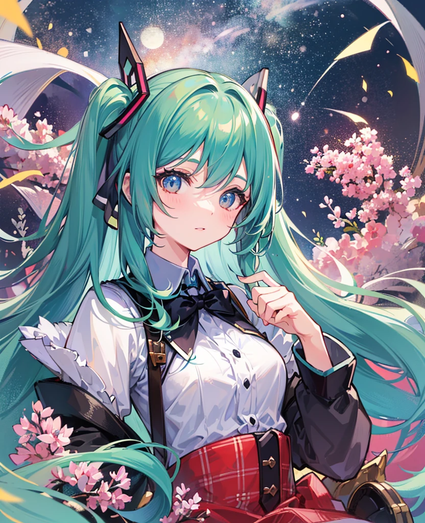 Hatsune Miku in hand,The great sword is with my heart。