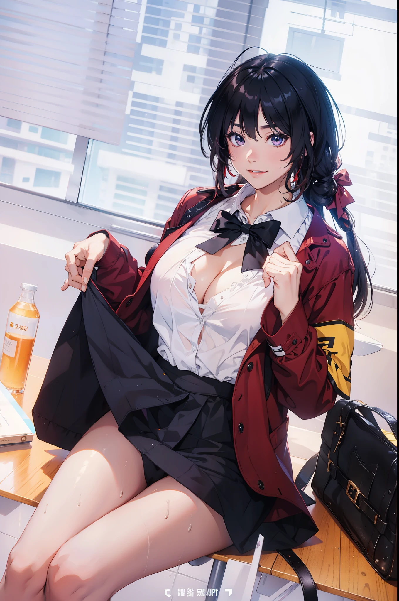 (extremely detailed CG unity 8k wallpaper), (masterpiece), (best quality), (ultra-detailed), (best illustration), (best shadow), (absurdres),
BREAK
girl, sweat, steam, medium breast, nsfw, light smile,