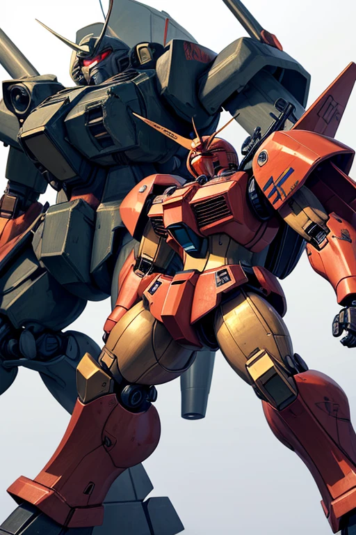 (best quality,highres,masterpiece:1.2),ultra-detailed,realistic,white background,toy robot,close-up,Char's Zaku,mecha-nized police infantry,action-packed,anime,well-endowed,Mobile Suit,Gouf mobile suit,mecha warrior,military robot,mecha suit,Gundam model,mecha armor,mechanical,combat mecha suit,camouflaged