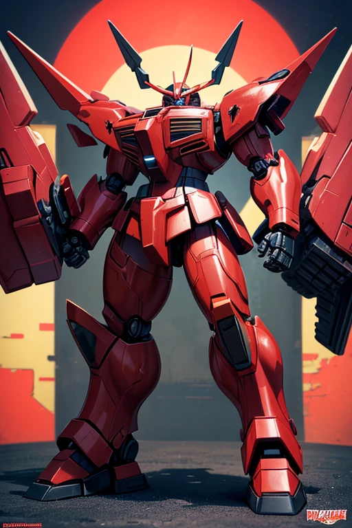 Close-up of toy robot wearing red and black costume, action figure mecha, Invincible Iron King Kong, Gulenlagan, getter robo, Full body mecha suit, Black color mecha, Gundam robots, GUNPLA, barbatos mobile suit, Full body frontal photo, Huge mech, Extra large detailed, anime action figures